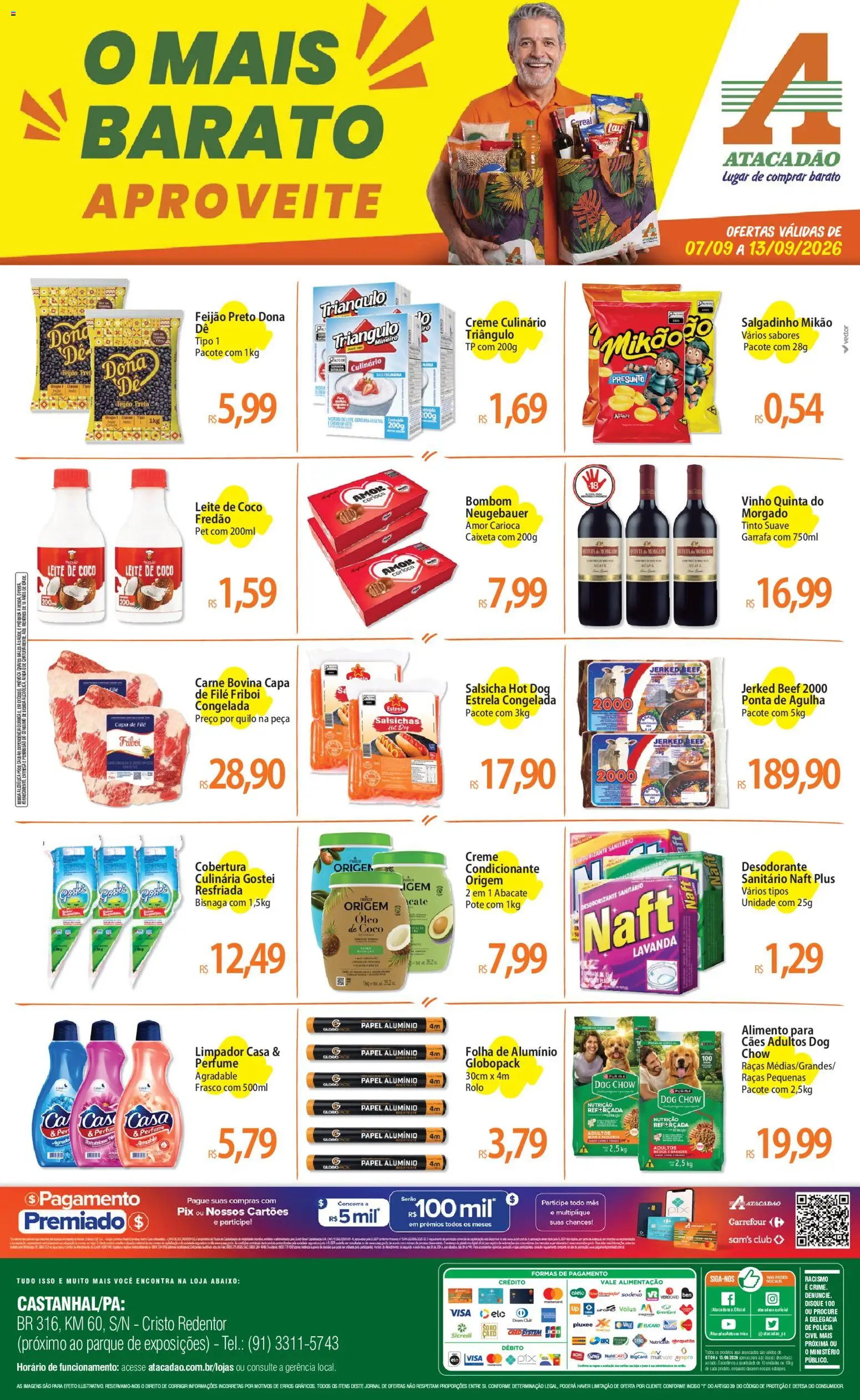 Pré-Visualização do folheto "Atacadão ofertas - PA" da loja Atacadão válido a partir de 07/09/2026