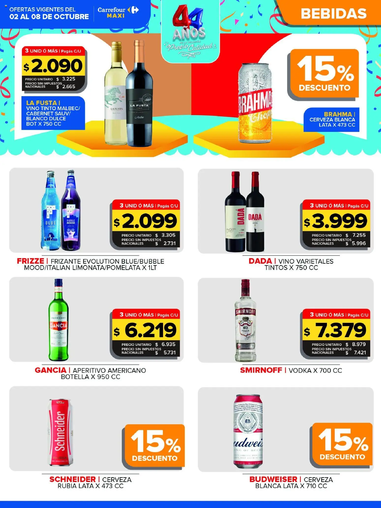 Vista previa del folleto de la tienda Carrefour Maxi válido desde el 02/10/2026 