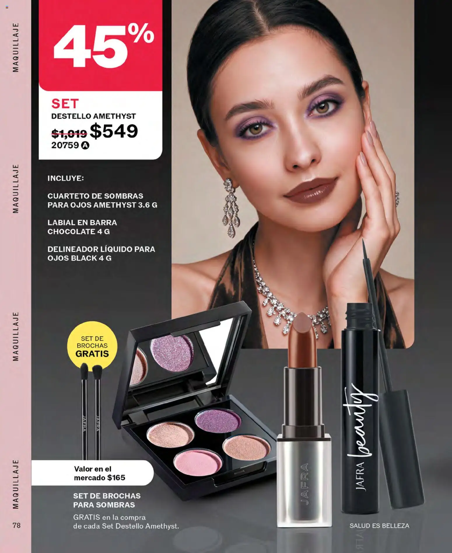 Vista previa las ofertas de la tienda JAFRA - JAFRA catálogo desde el 01/10/2026 - Chocolate, Maquillaje, Barra, Delineador