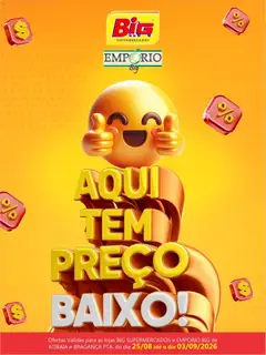 Pré-Visualização do folheto "Big Supermercados - Ofertas da semana" da loja Big Supermercados válido a partir de 25/08/2026