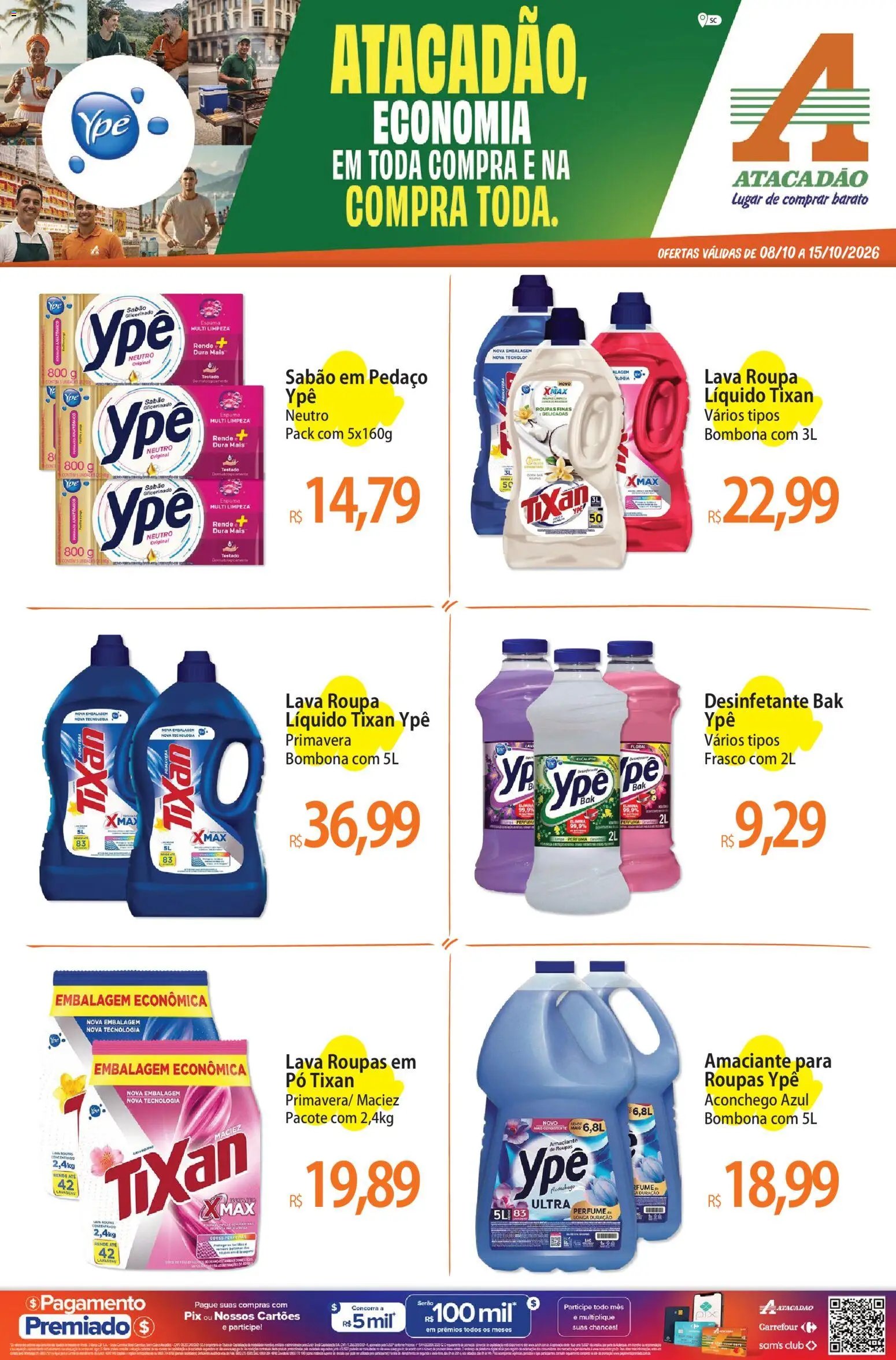 Pré-Visualização do folheto "Atacadão ofertas - SC" da loja Atacadão válido a partir de 08/10/2026
