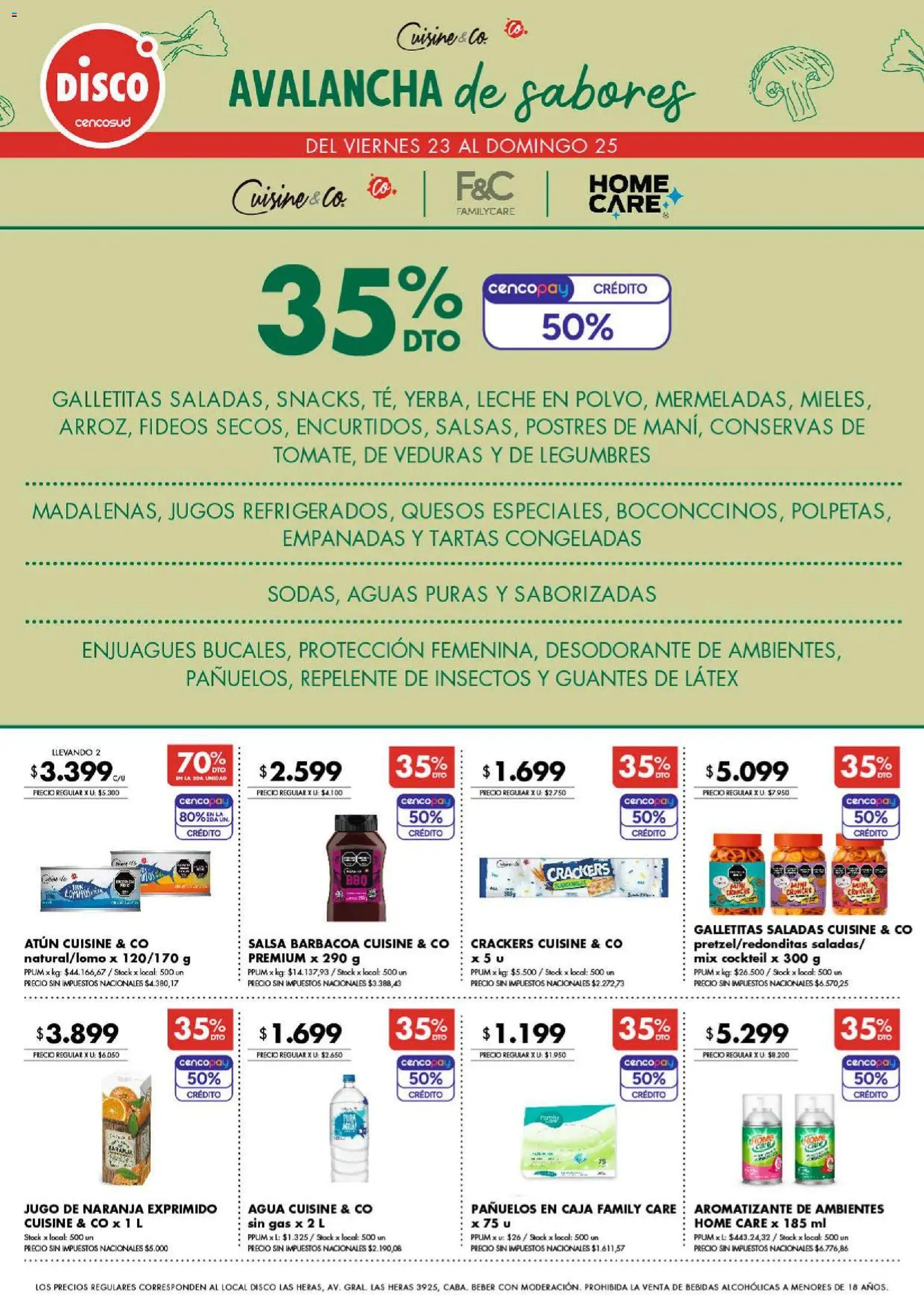 Vista previa del folleto de la tienda Disco válido desde el 23/10/2026 