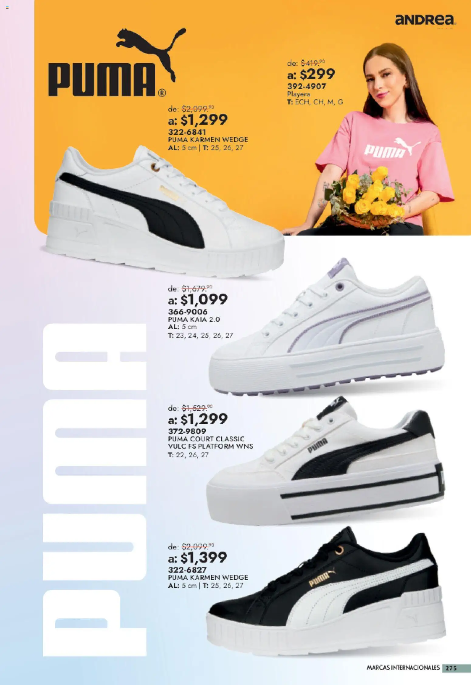 Vista previa las ofertas de la tienda Andrea - Andrea catálogo Outlet desde el 26/07/2026 