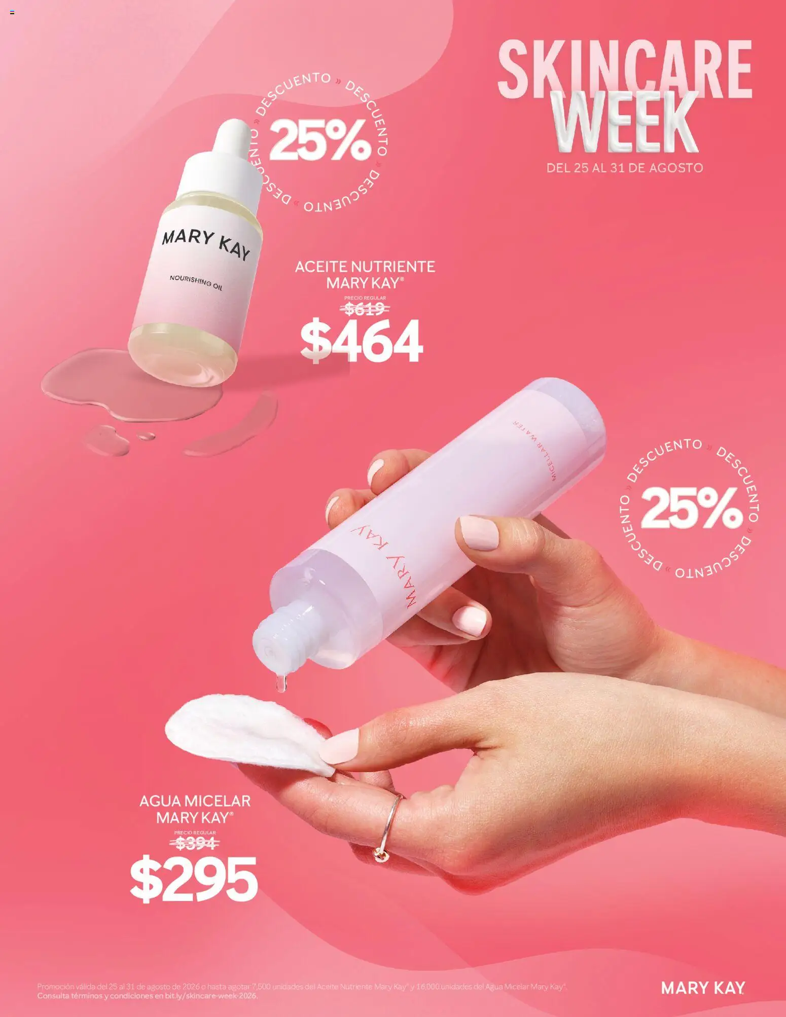 Vista previa las ofertas de la tienda Mary Kay - Catálogo Mary Kay Skincare Week desde el 25/08/2026 