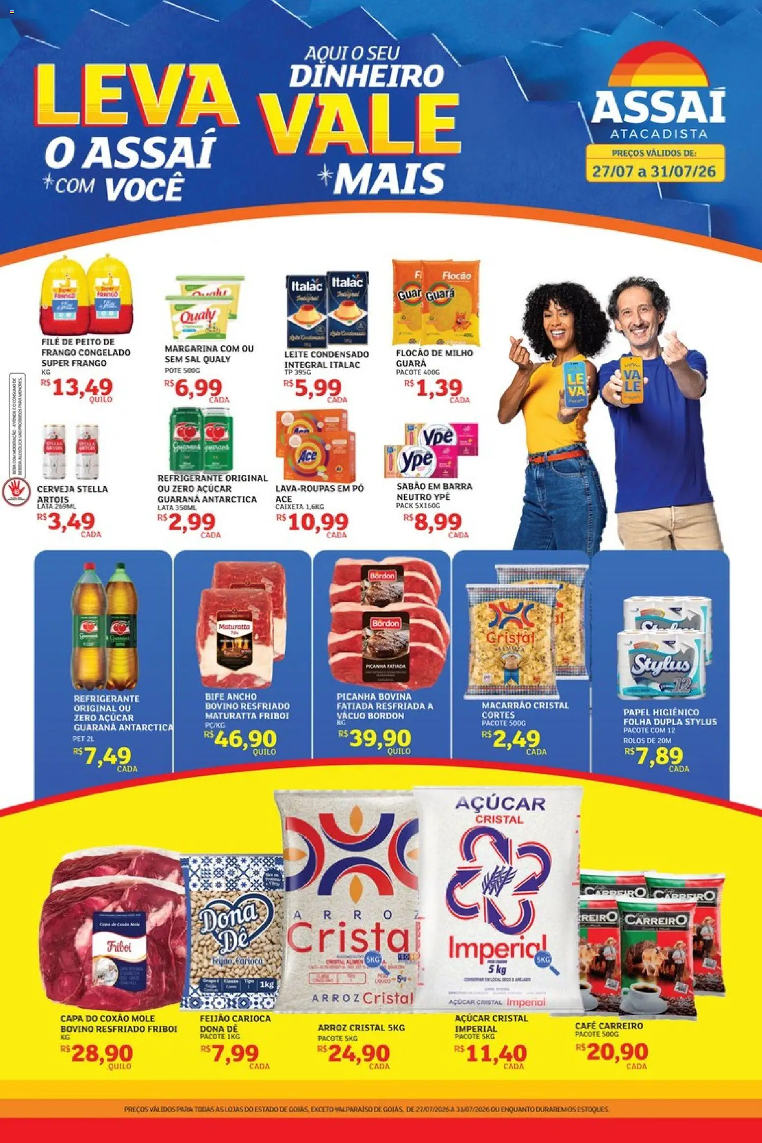 Pré-Visualização do folheto "Assaí Atacadista ofertas - GO" da loja Assaí Atacadista válido a partir de 27/07/2026