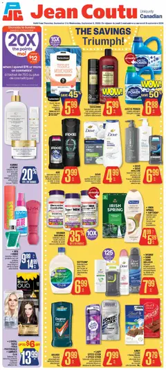 Preview of leaflet Jean Coutu weekly flyer from shop Jean Coutu is valid from Sep 03, 2026