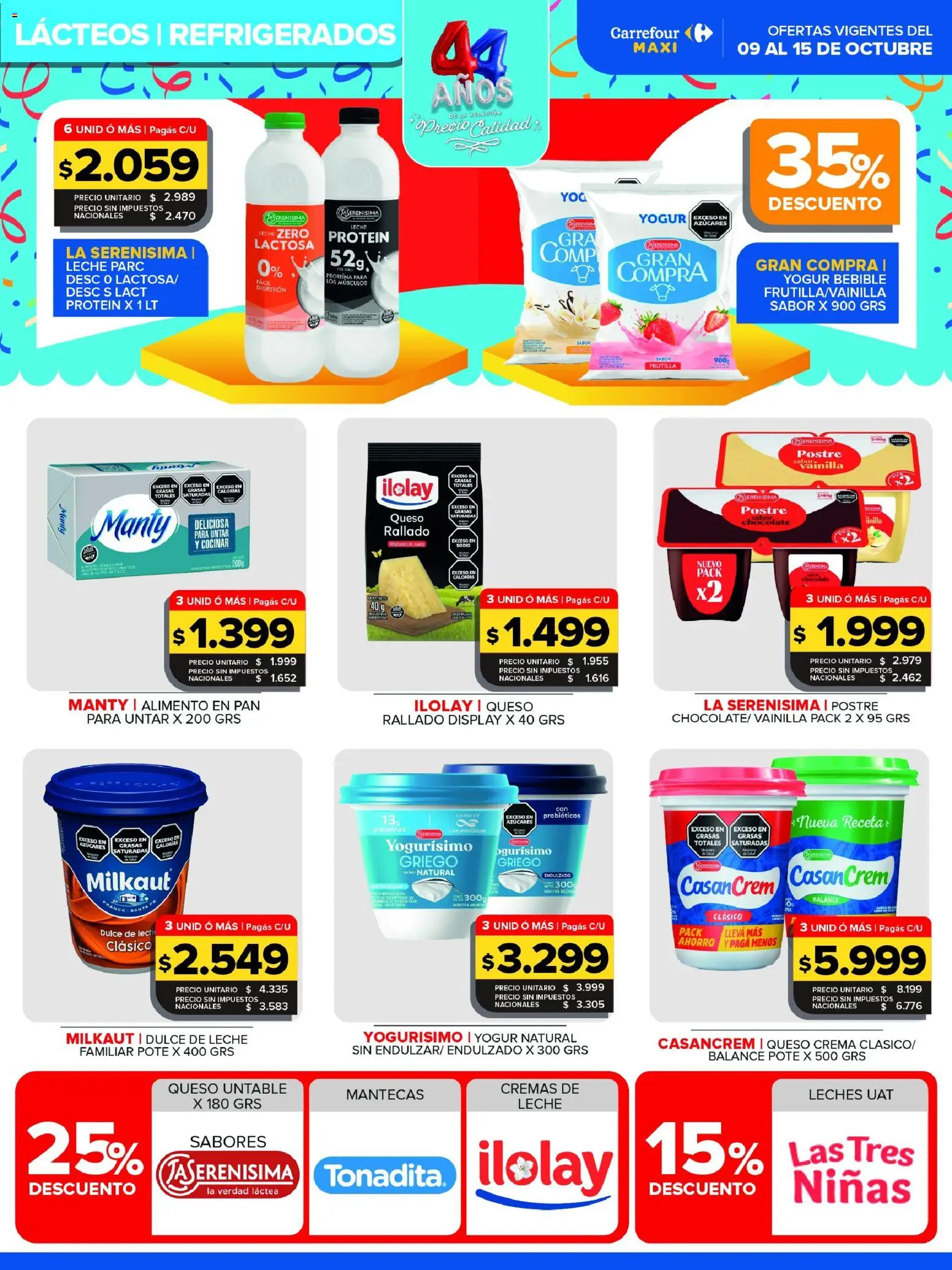 Vista previa del folleto de la tienda Carrefour Maxi válido desde el 09/10/2026 