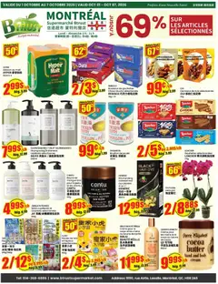 Preview of leaflet Btrust Supermarket weekly flyer - Montreal from shop Btrust Supermarket is valid from Oct 01, 2026