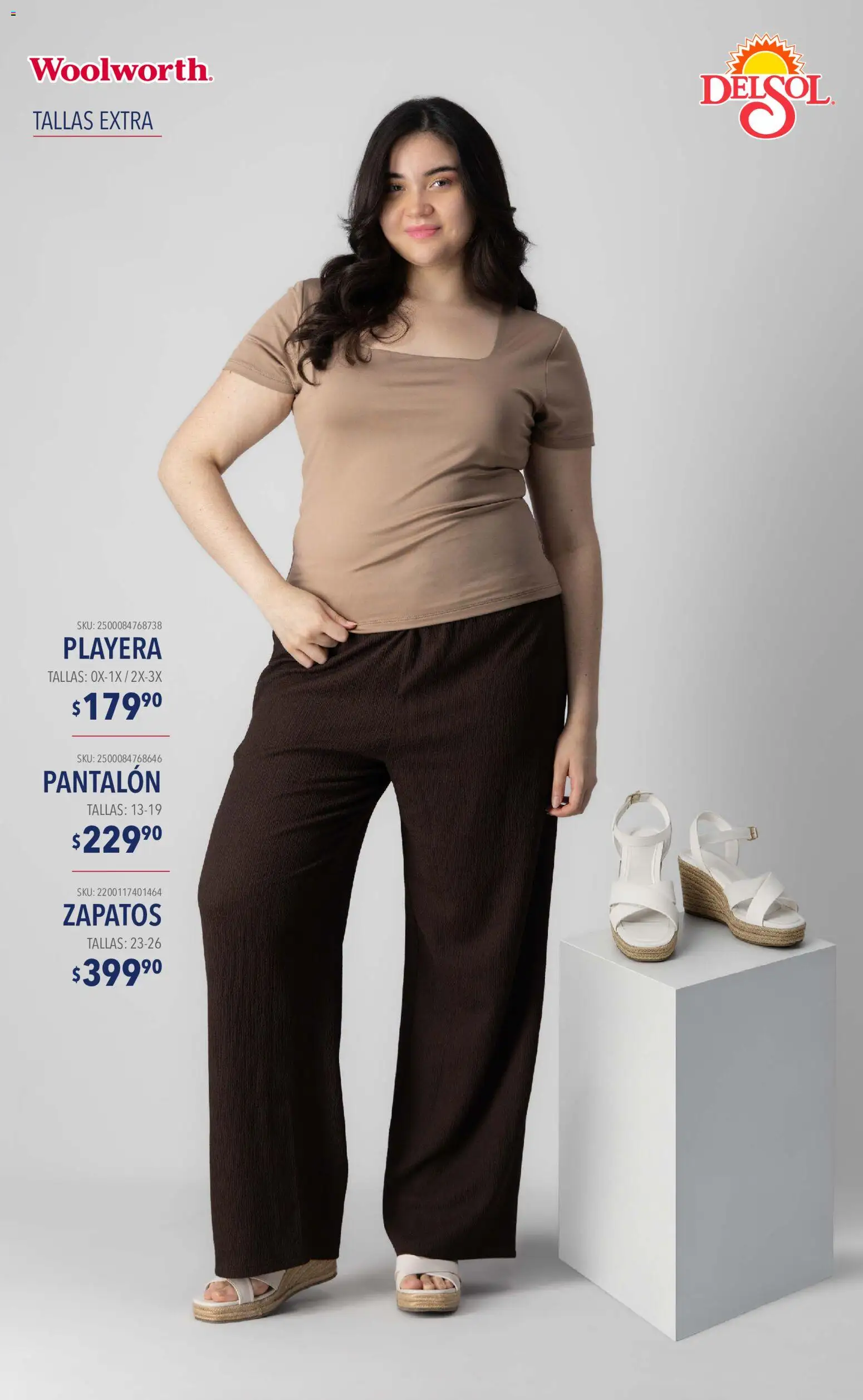 Vista previa las ofertas de la tienda Del Sol y Woolworth - Del Sol y Woolworth catálogo Moda Esenciales desde el 10/09/2026 