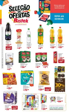 Pré-Visualização do folheto "Bistek Supermercados ofertas Seleção " da loja Bistek Supermercados válido a partir de 30/04/2026
