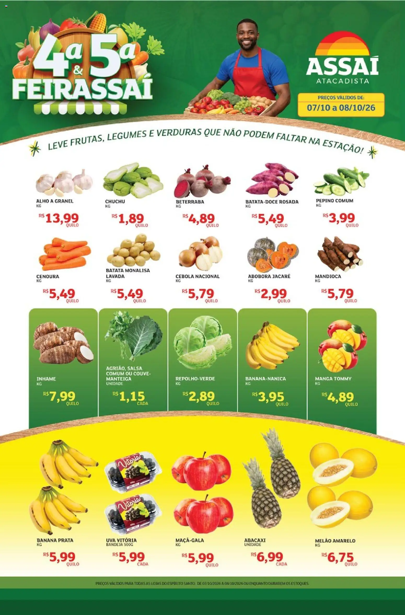 Pré-Visualização do folheto "Assaí Atacadista ofertas - ES" da loja Assaí Atacadista válido a partir de 07/10/2026