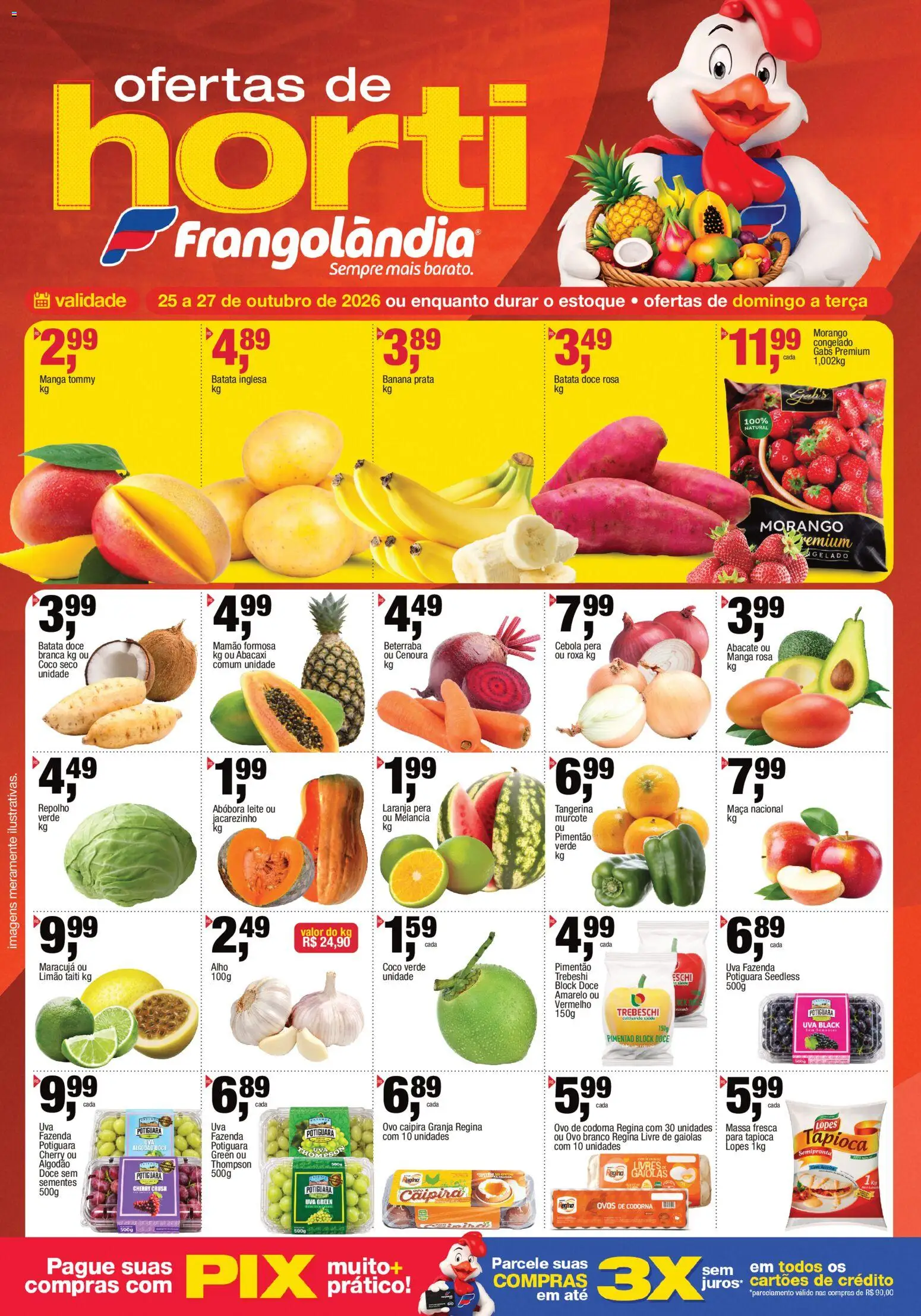 Pré-Visualização do folheto "Frangolândia - Ofertas da semana" da loja Frangolândia válido a partir de 25/10/2026