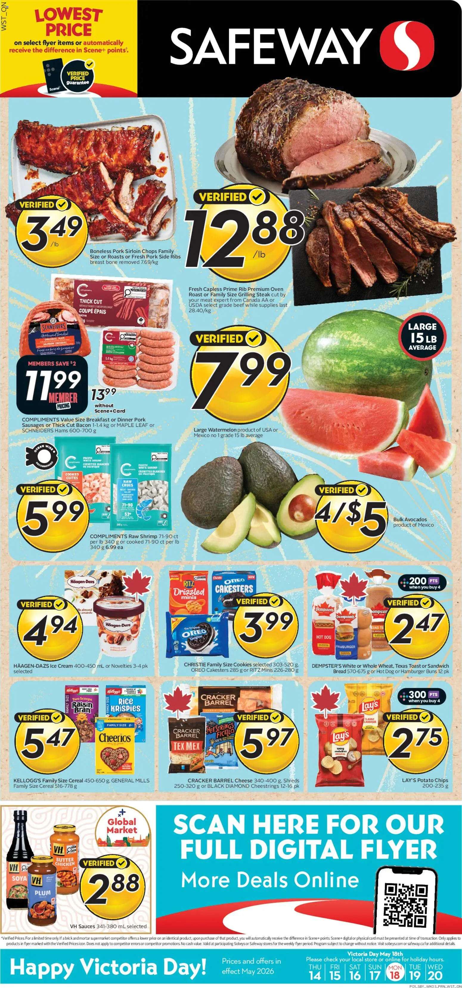 Preview of leaflet Safeway weekly flyer / circulaire from shop Safeway is valid from May 14, 2026