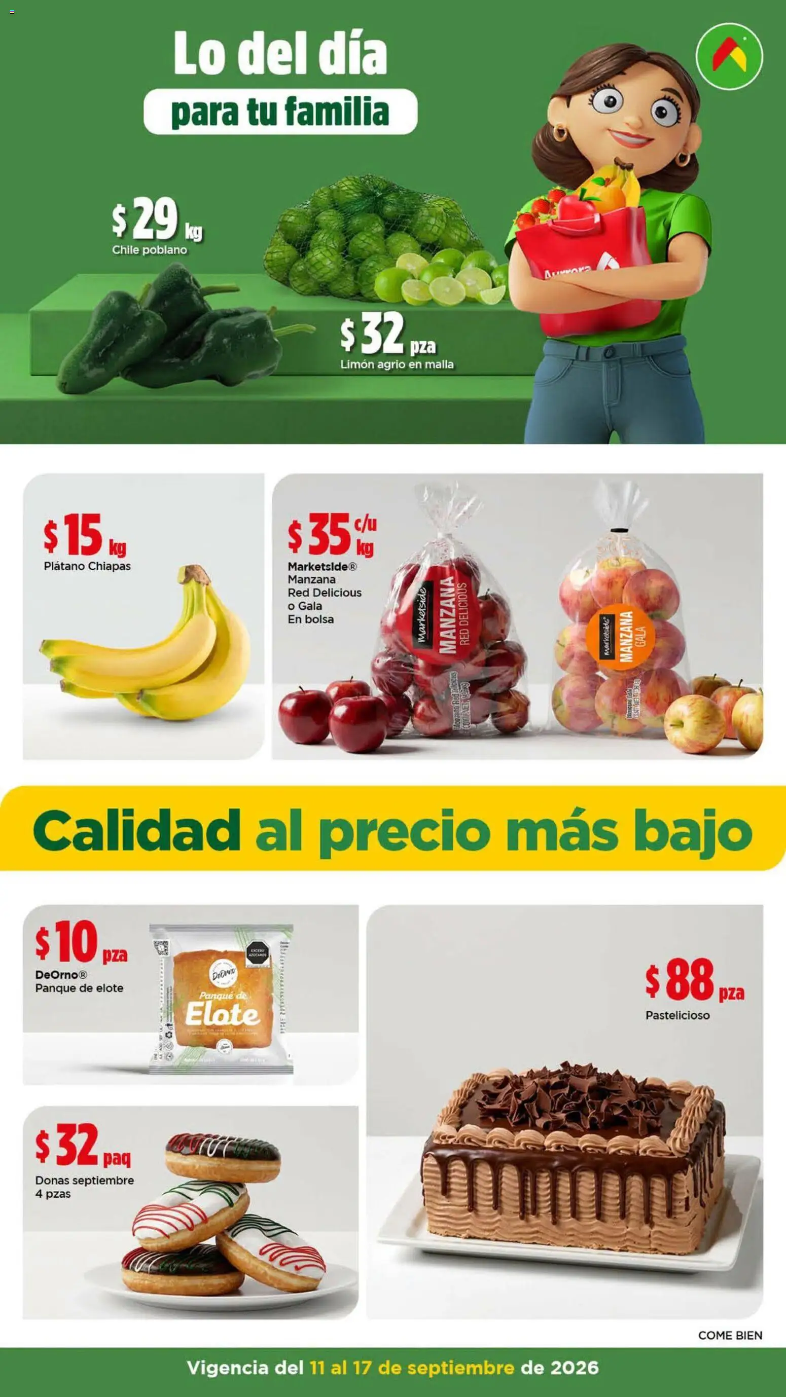 Vista previa las ofertas de la tienda Bodega Aurrerá - Bodega Aurrerá folleto Precios más bajo siempre desde el 11/09/2026 