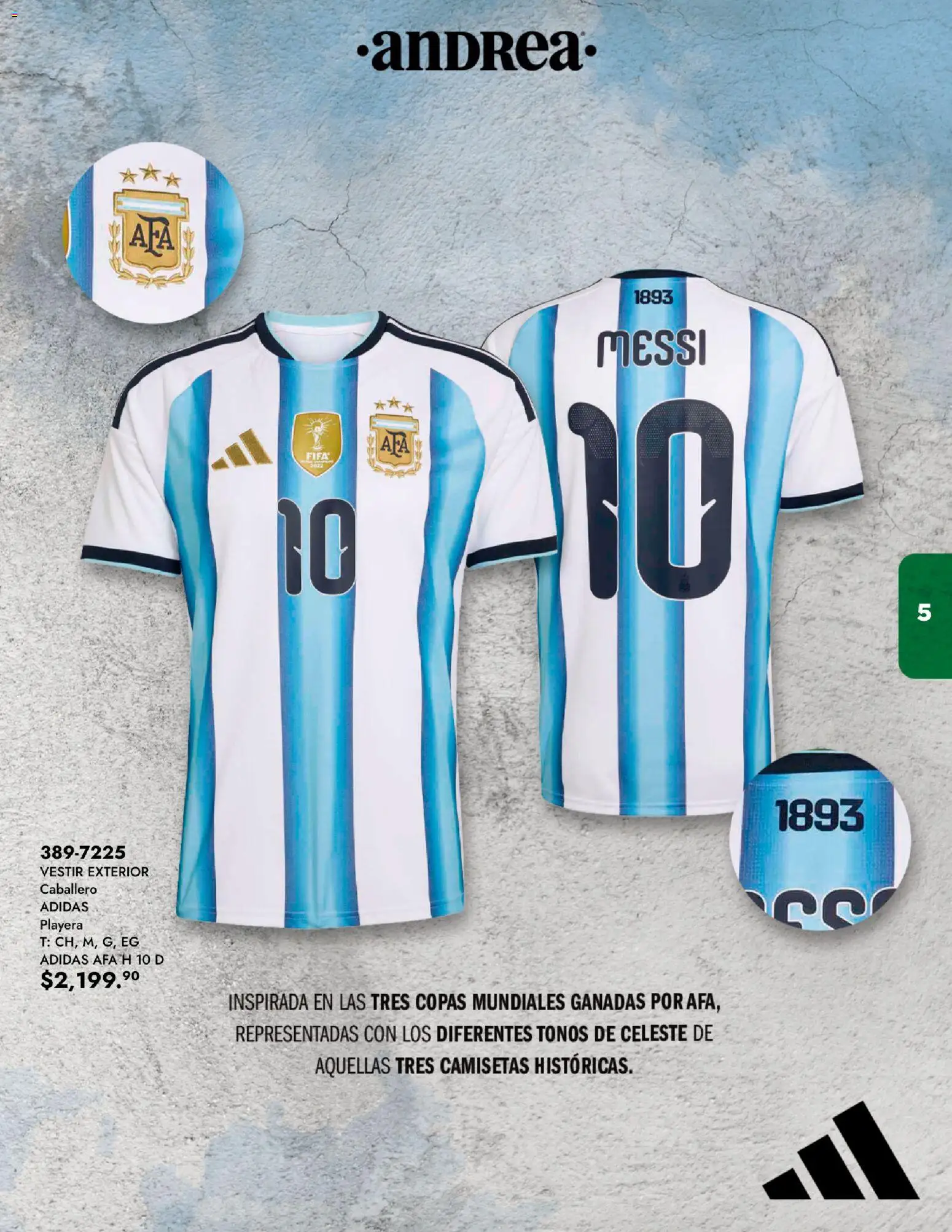 Vista previa las ofertas de la tienda Andrea - Catálogo Lo mejor del Mundial desde el 07/12/2025 