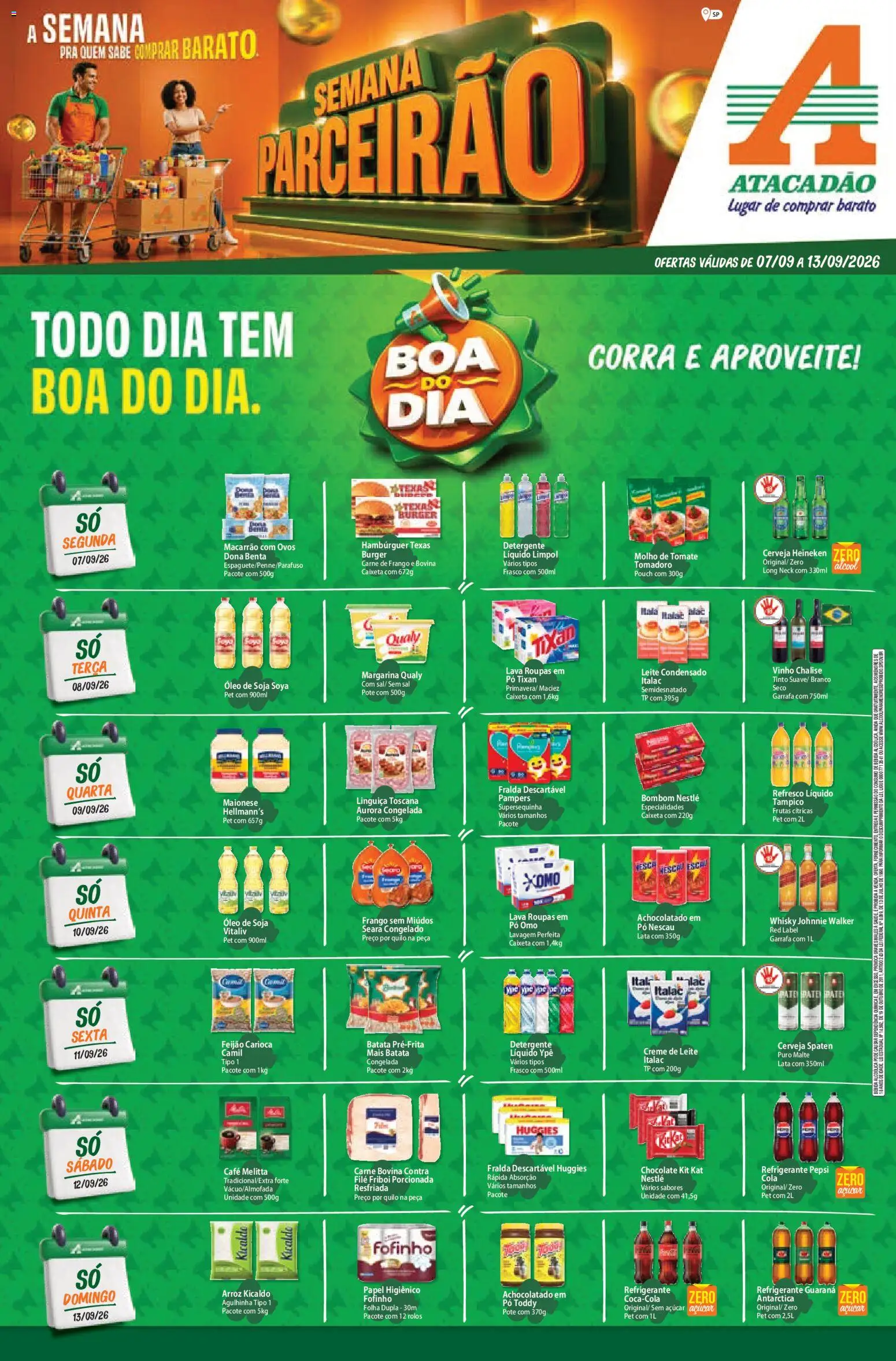 Pré-Visualização do folheto "Atacadão ofertas - SP" da loja Atacadão válido a partir de 07/09/2026