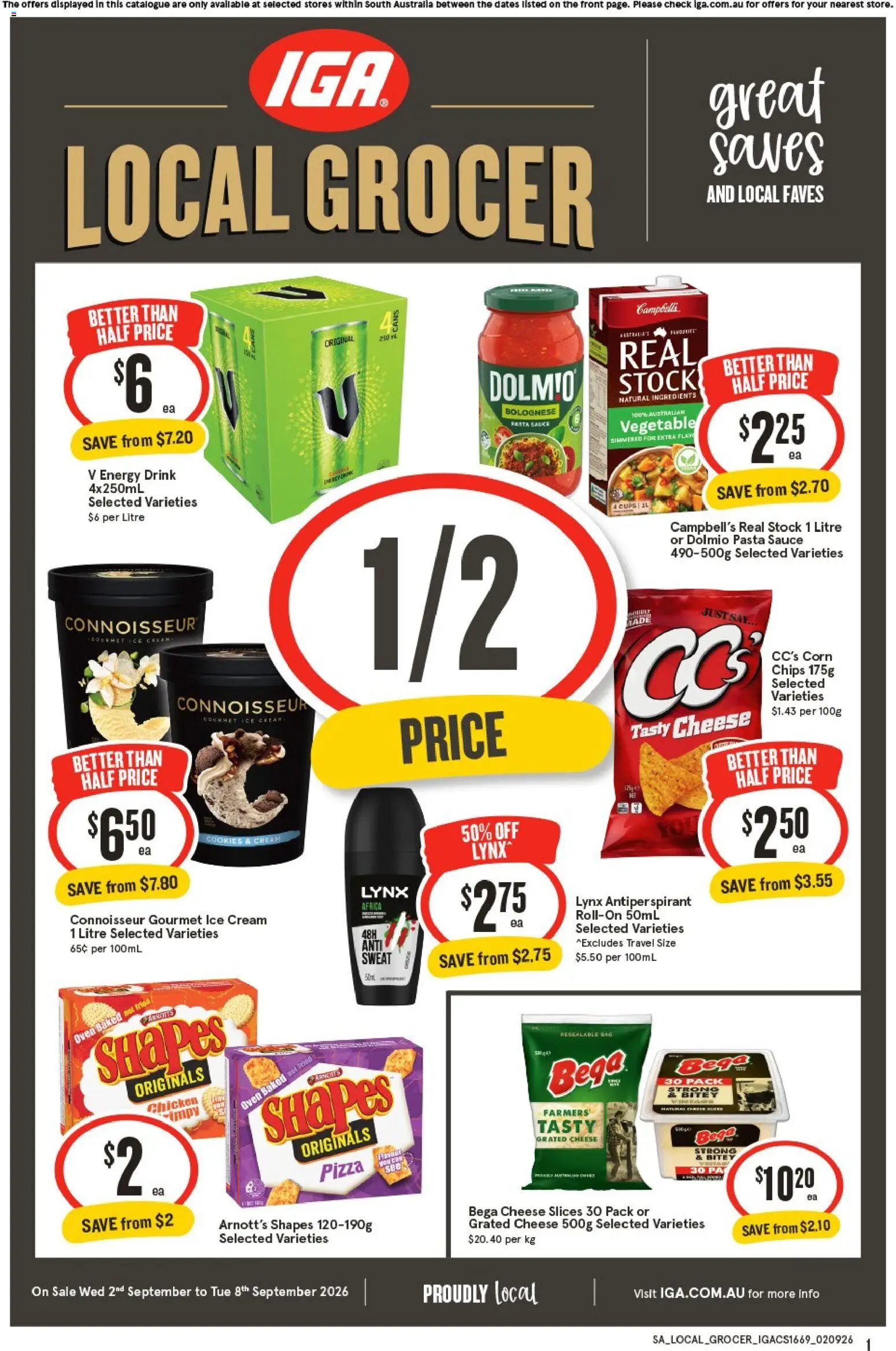 Preview of catalogue IGA catalogue Adelaide from shop IGA valid 02/09/2026