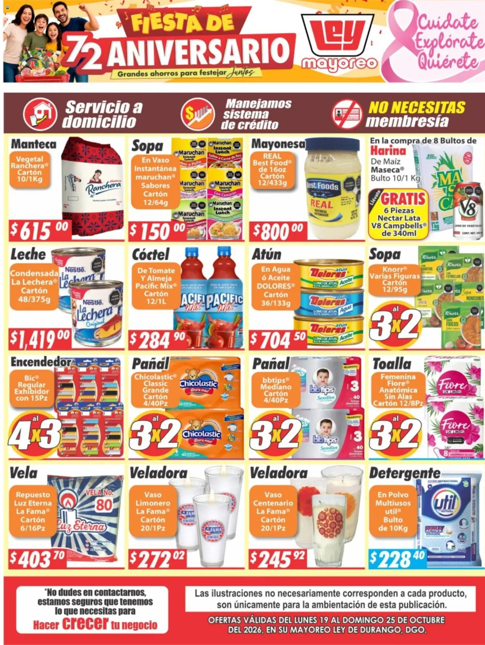 Vista previa las ofertas de la tienda Casa Ley - Casa Ley folleto Durango desde el 19/10/2026 