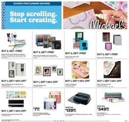 Un aperçu du dépliant Michaels weekly flyer / circulaire du magasin Michaels est valide à partir 26 juin 2026