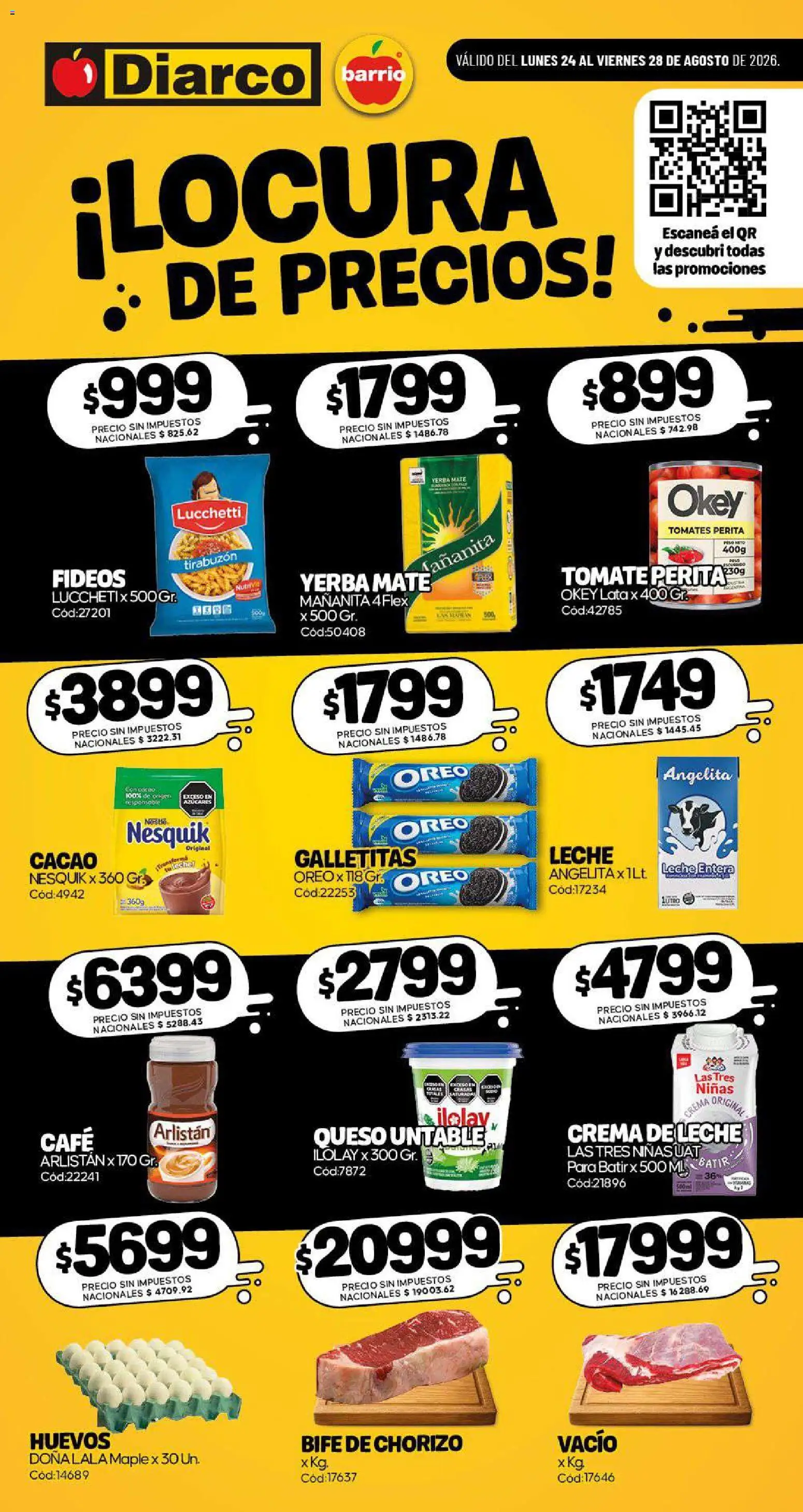 Vista previa del folleto de la tienda Diarco válido desde el 24/08/2026 