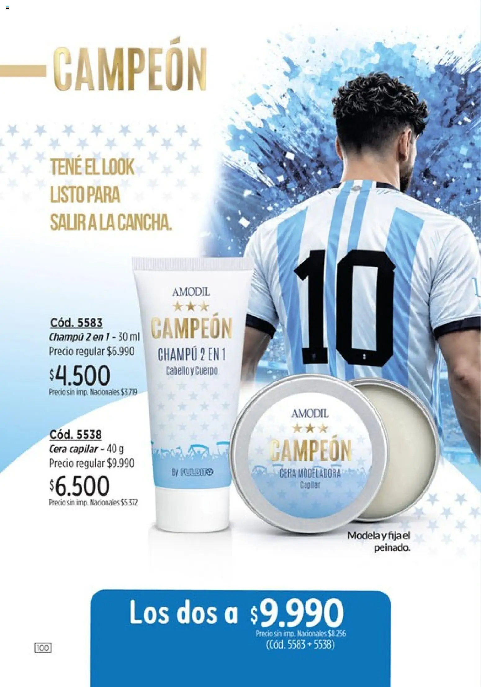Vista previa del folleto de la tienda Amodil válido desde el 01/10/2026 - Champú, Cera