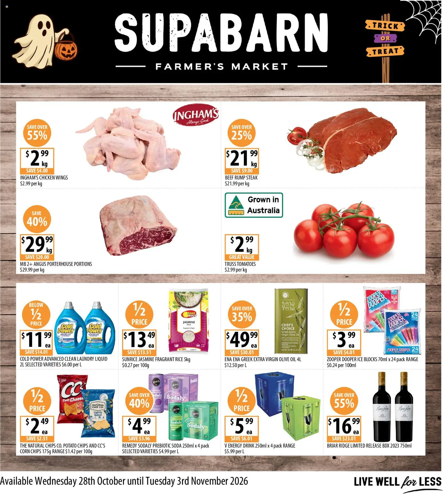 Preview of catalogue Supabarn catalogue from shop Supabarn valid 28/10/2026