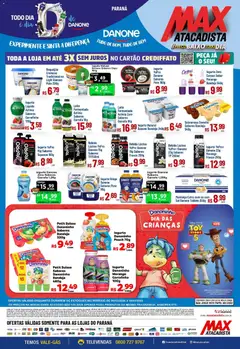 Pré-Visualização do folheto "Max Atacadista ofertas Danone" da loja Max Atacadista válido a partir de 09/10/2026