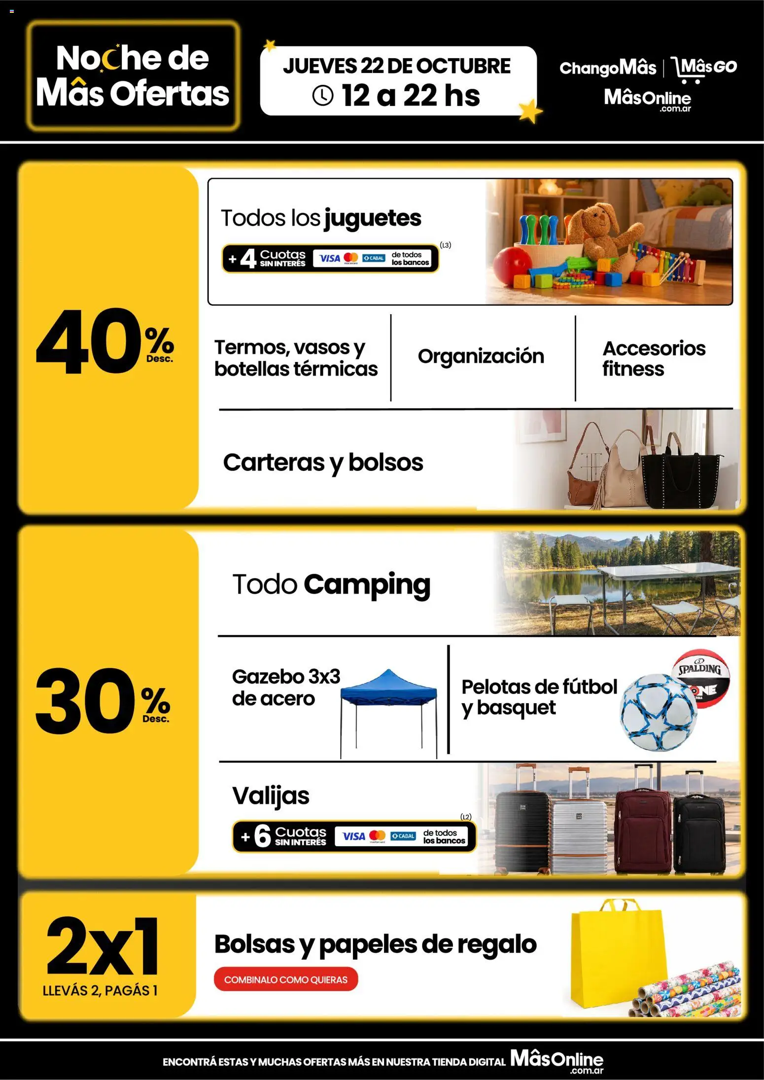 Vista previa del folleto de la tienda Changomas válido desde el 22/10/2026 