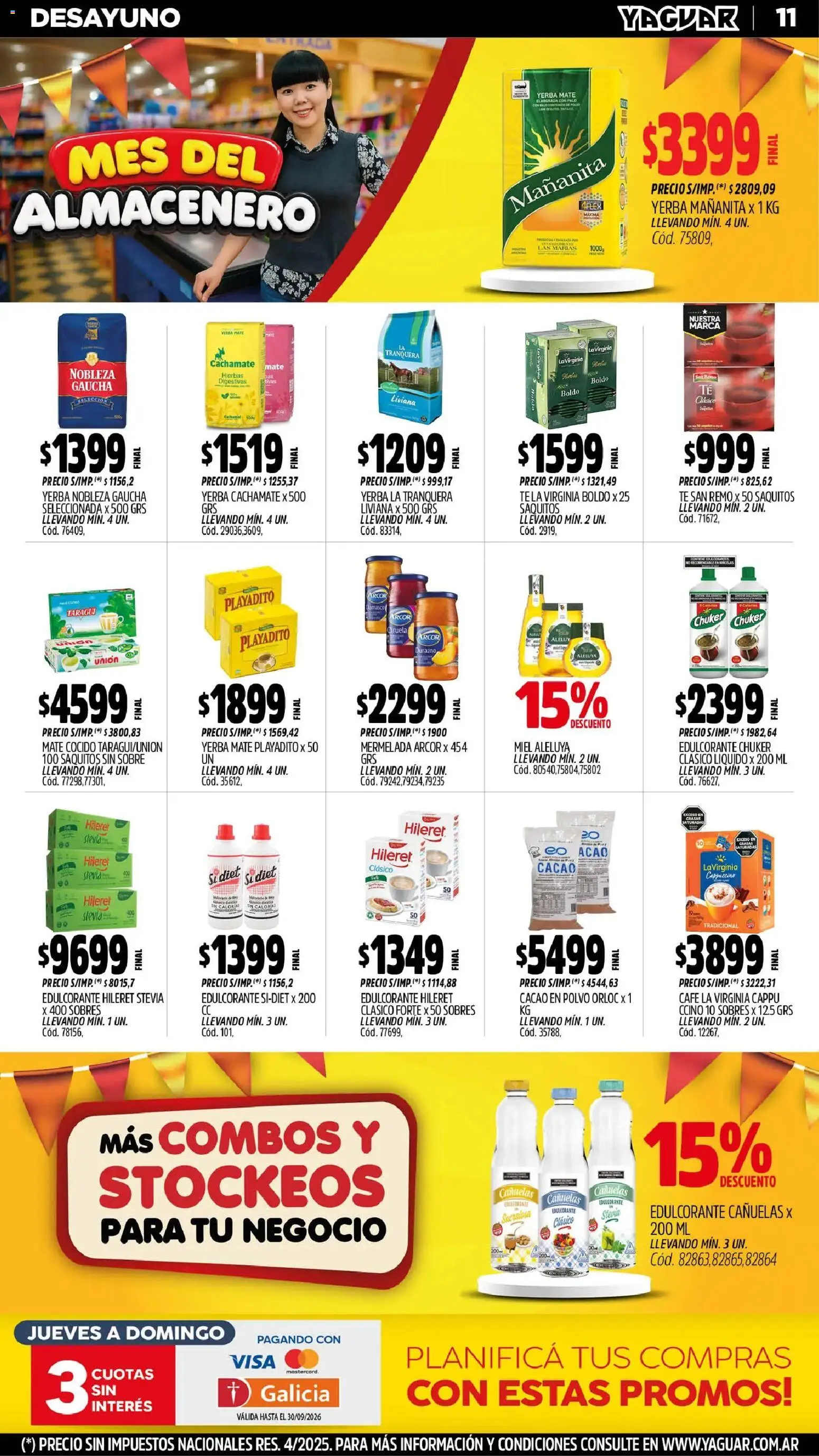 Vista previa del folleto de la tienda Yaguar válido desde el 31/08/2026 