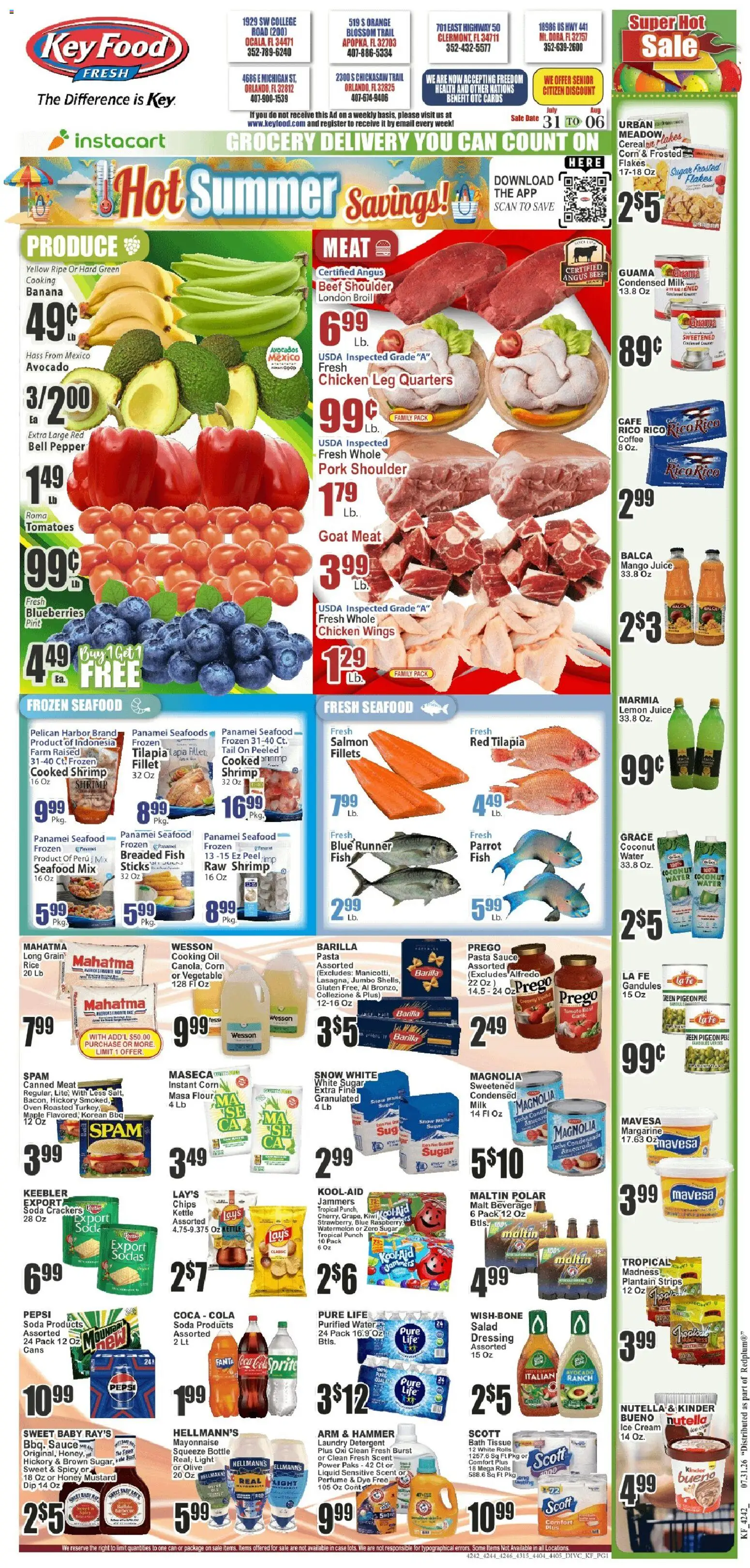 Ad Preview of Key Food Key Food Weekly Ad from 07/31/2026