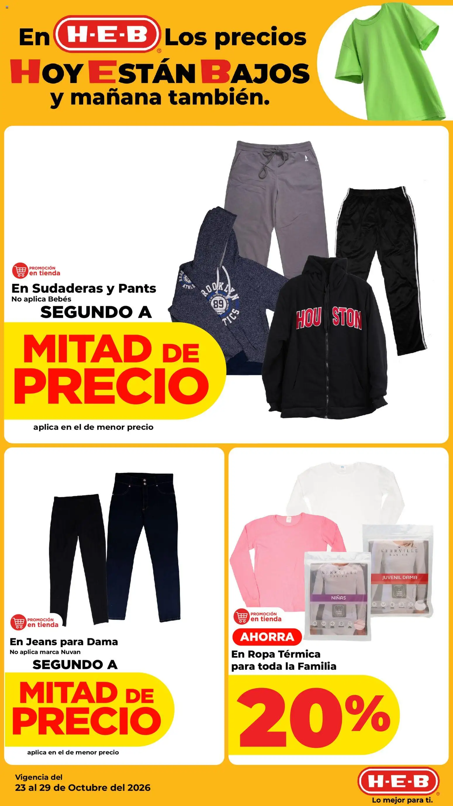 Vista previa las ofertas de la tienda H-E-B - H-E-B folleto desde el 23/10/2026 