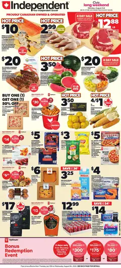 Preview of leaflet Independent Grocer weekly flyer / circulaire from shop Independent Grocer is valid from Jul 30, 2026