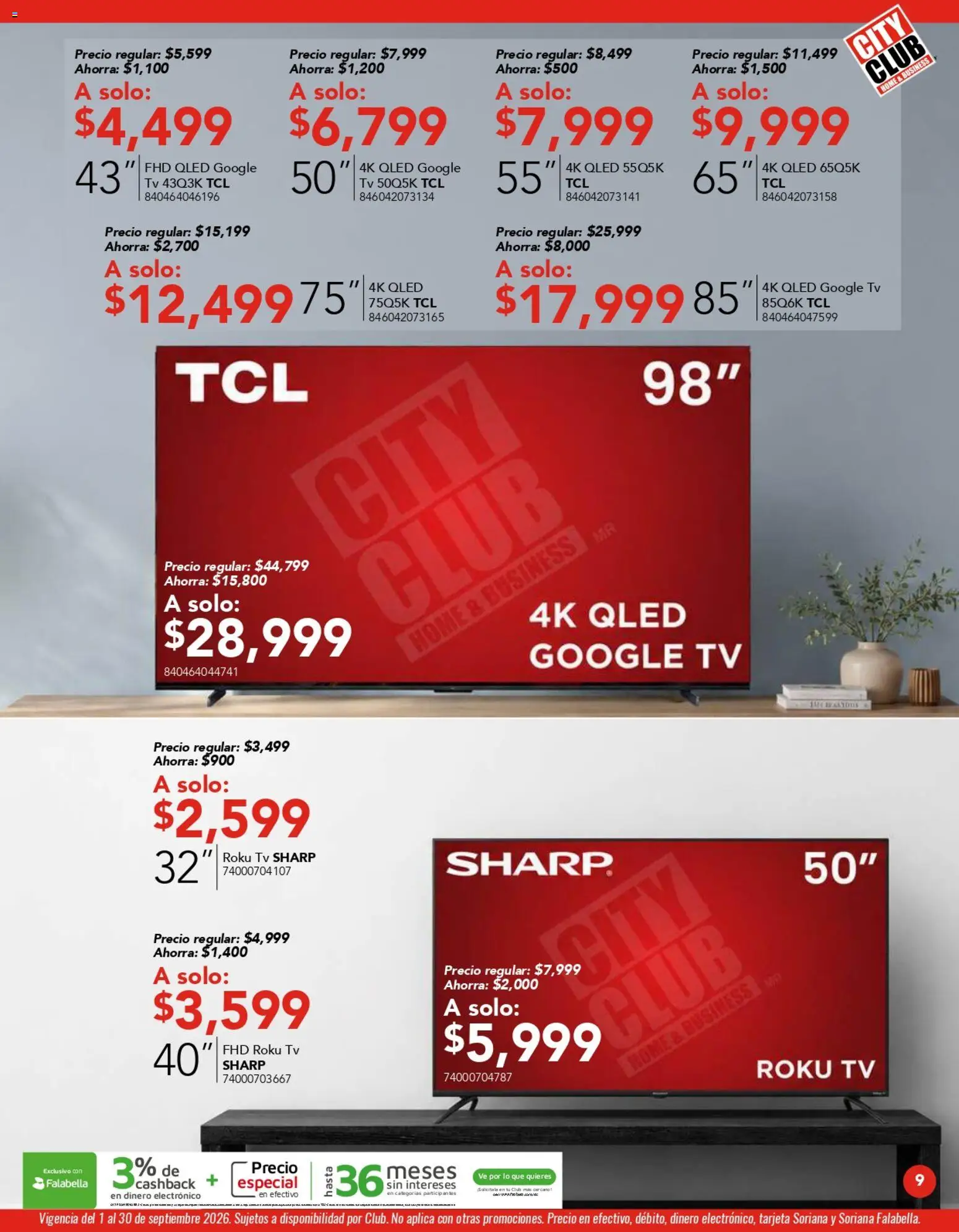 Vista previa las ofertas de la tienda City Club - City Club catálogo desde el 01/09/2026 