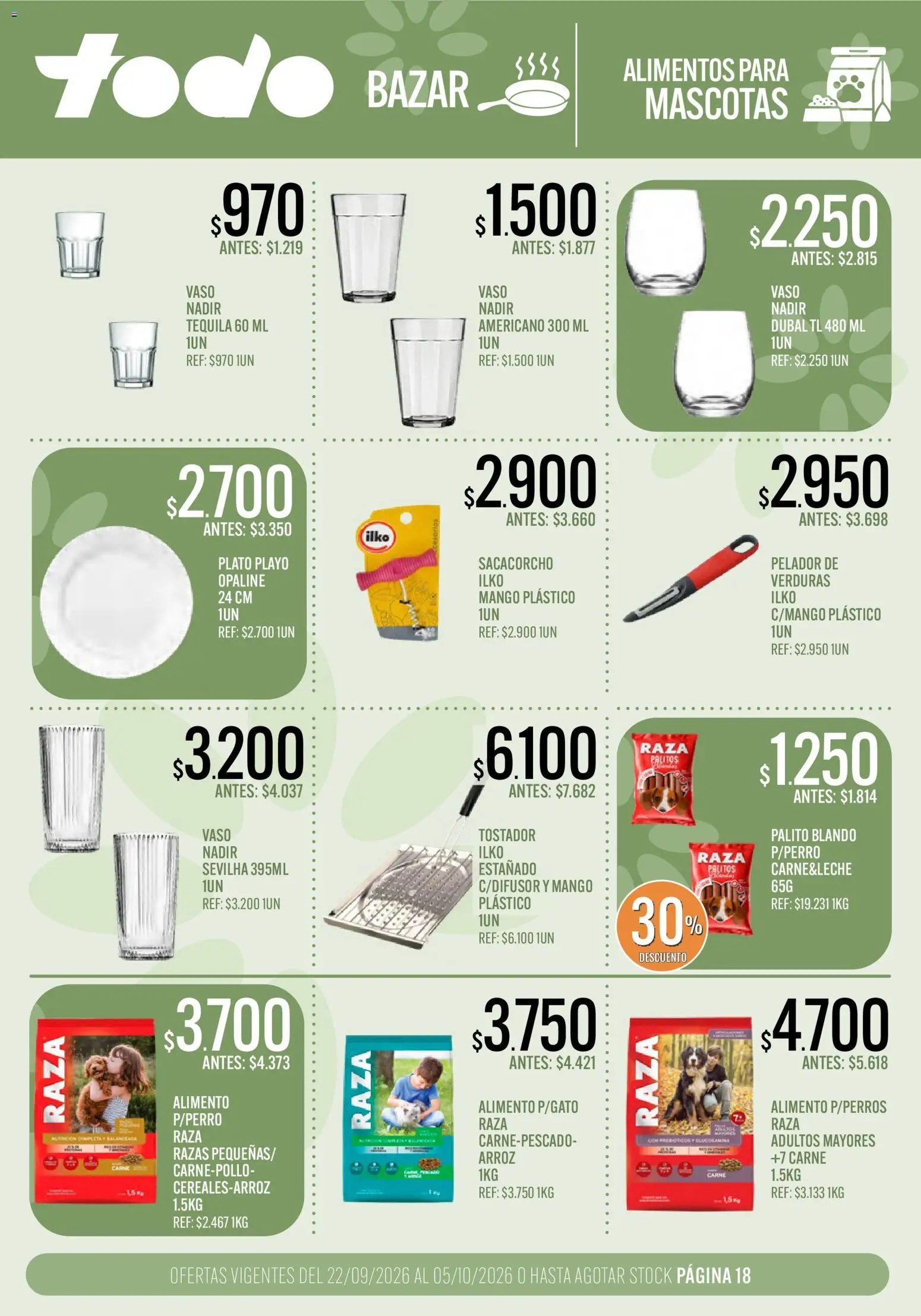 Vista previa del folleto de la tienda Supermercados TODO válido desde el 22/09/2026 