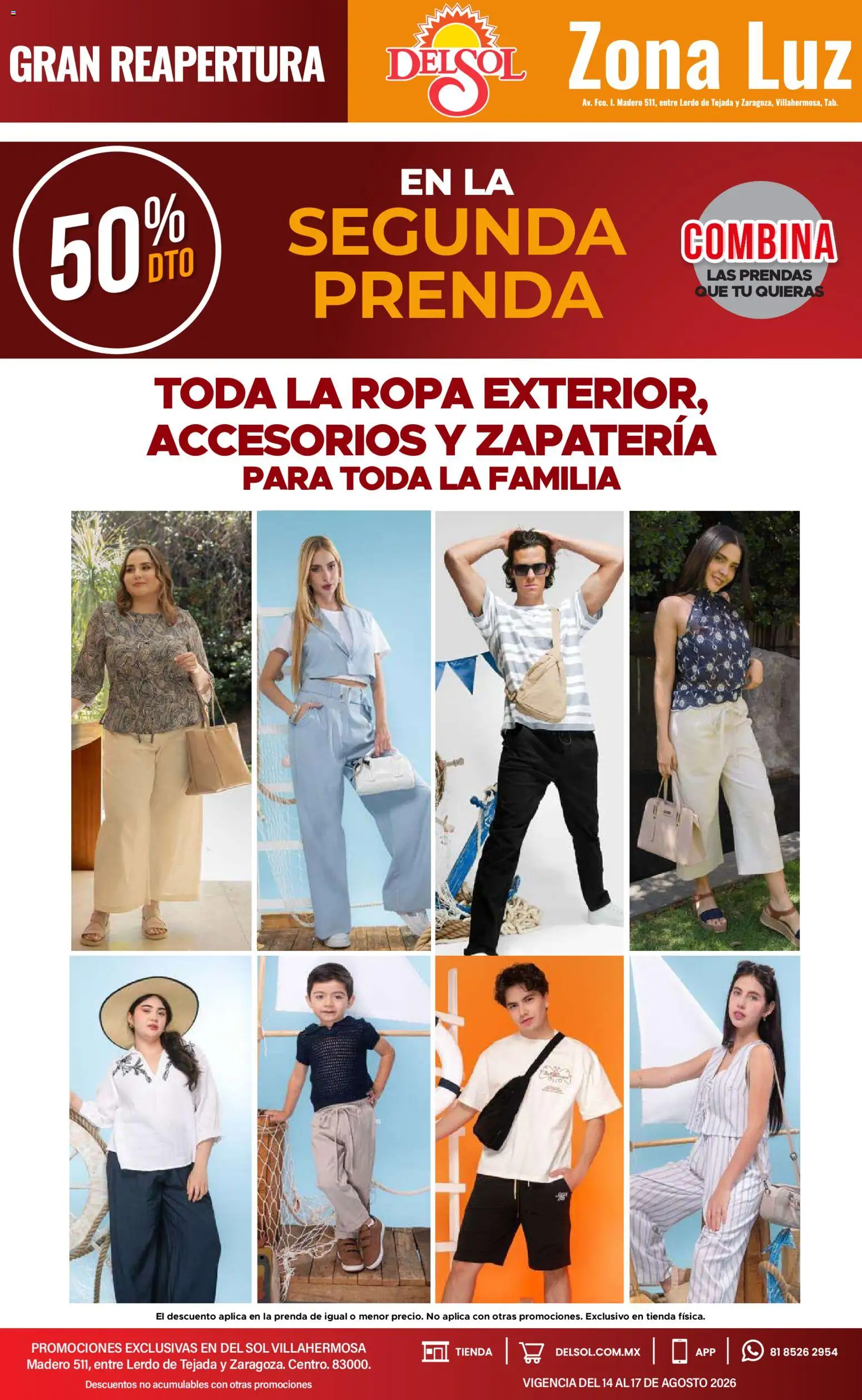 Vista previa las ofertas de la tienda Del Sol y Woolworth - Del Sol y Woolworth catálogo 4 Días de Grandes Promociones desde el 14/08/2026 
