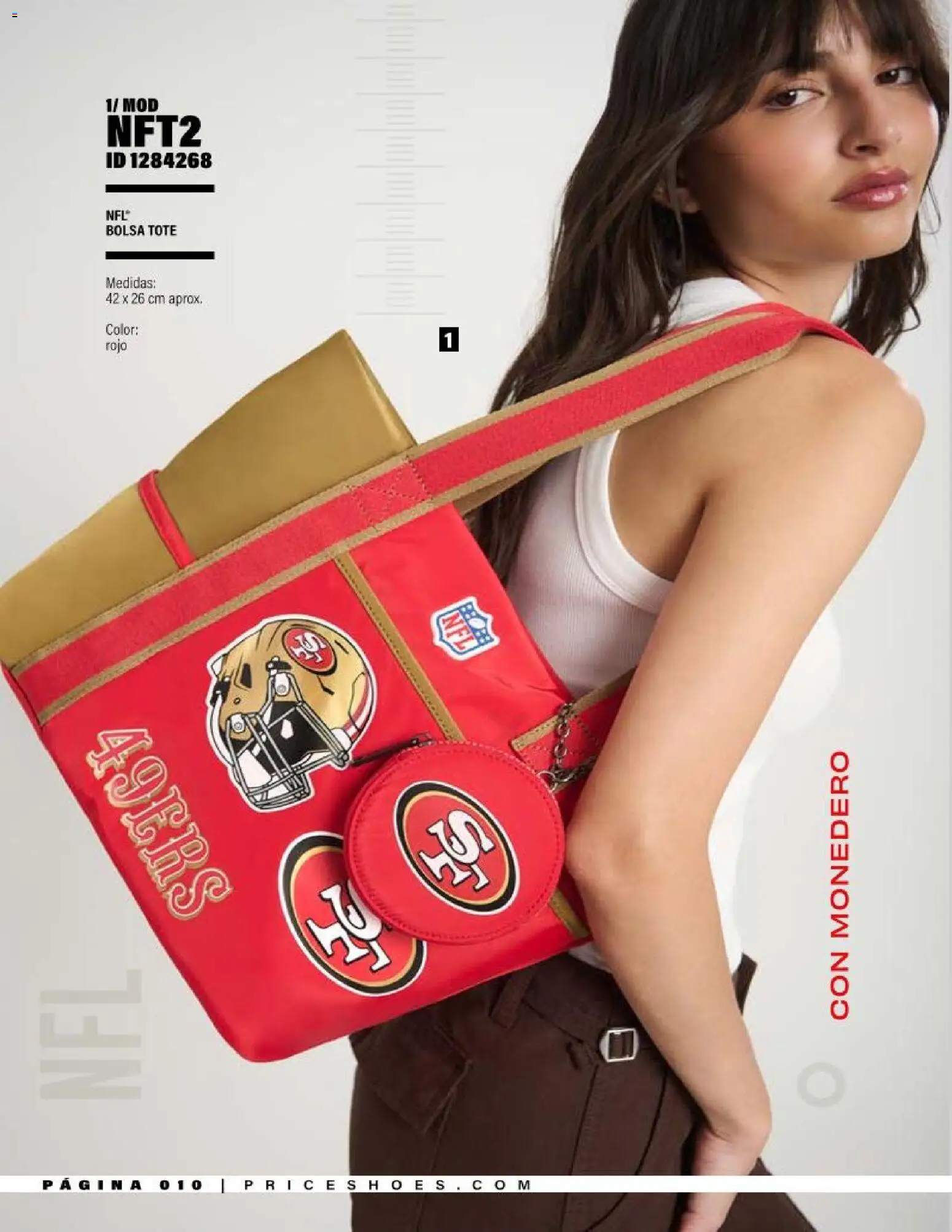 Vista previa las ofertas de la tienda Price Shoes - Price Shoes catálogo NFL desde el 01/09/2026 - Bolsa, Monedero