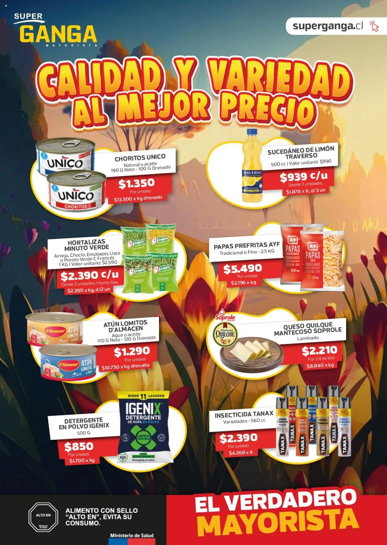 Folleto de la tienda Super Ganga válido desde el 09.10.2026 