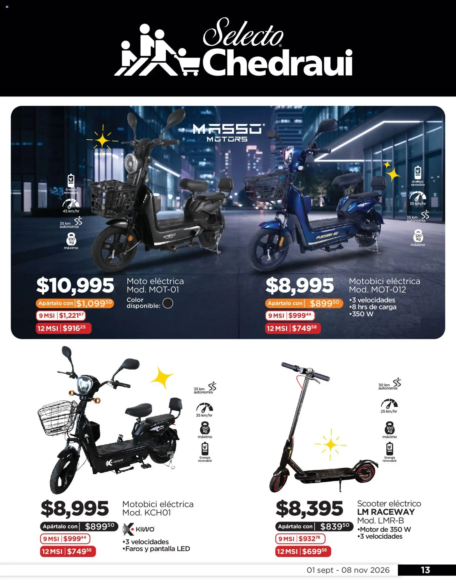 Vista previa las ofertas de la tienda Chedraui - Chedraui Apártalo así de fácil y cumple tus deseos desde el 01/09/2026 