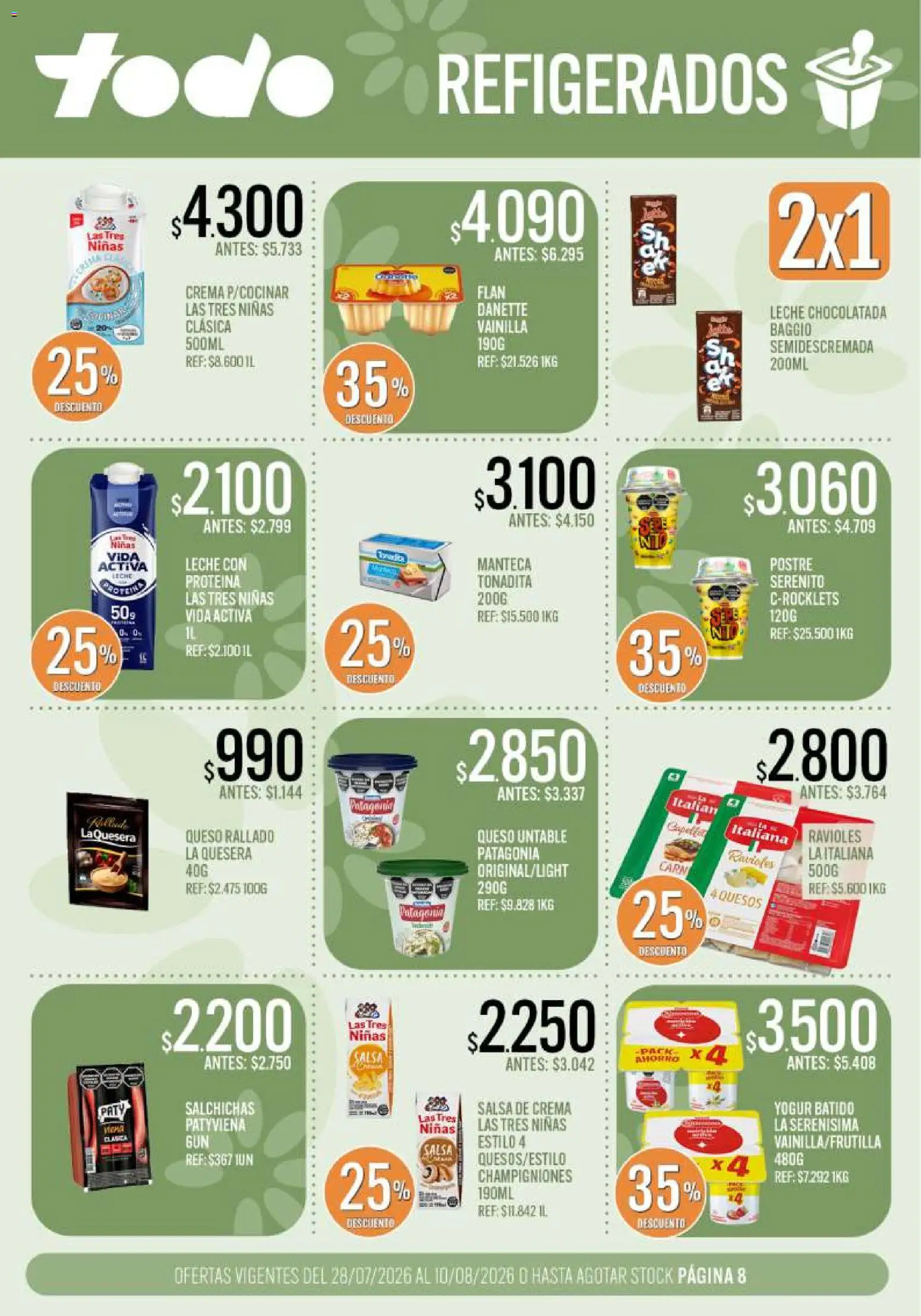 Vista previa del folleto de la tienda Supermercados TODO válido desde el 28/07/2026 