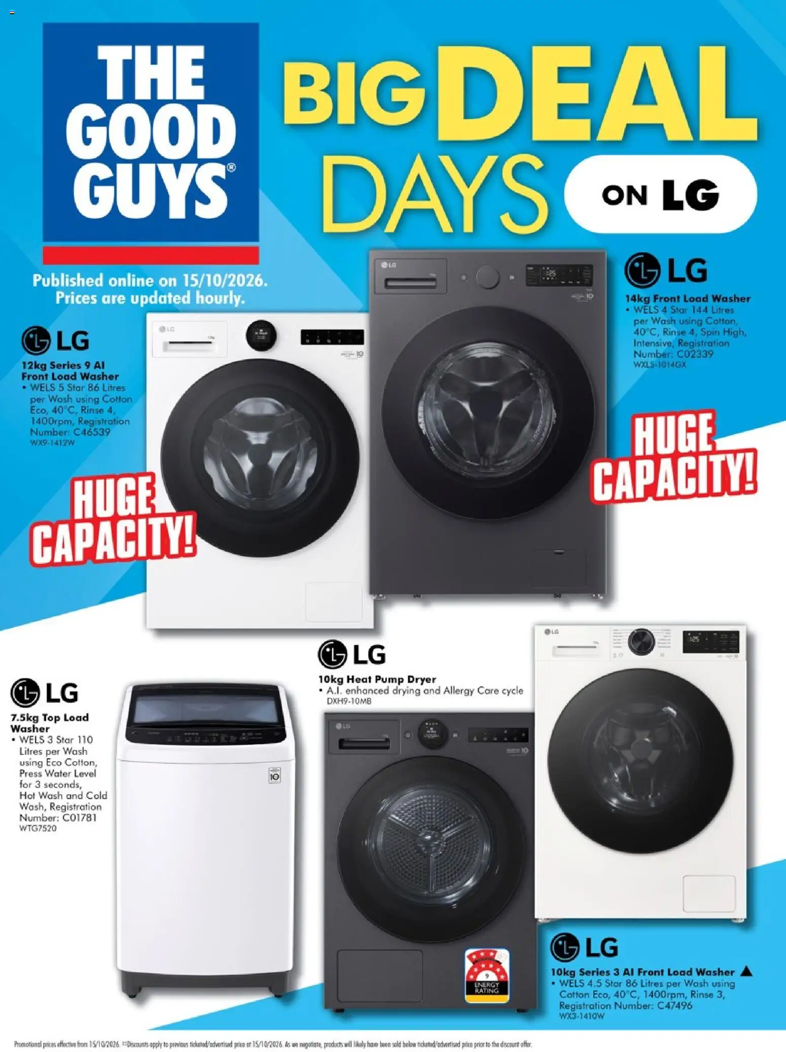 Preview of catalogue The Good Guys Big Deal Days from shop The Good Guys valid 15/10/2026