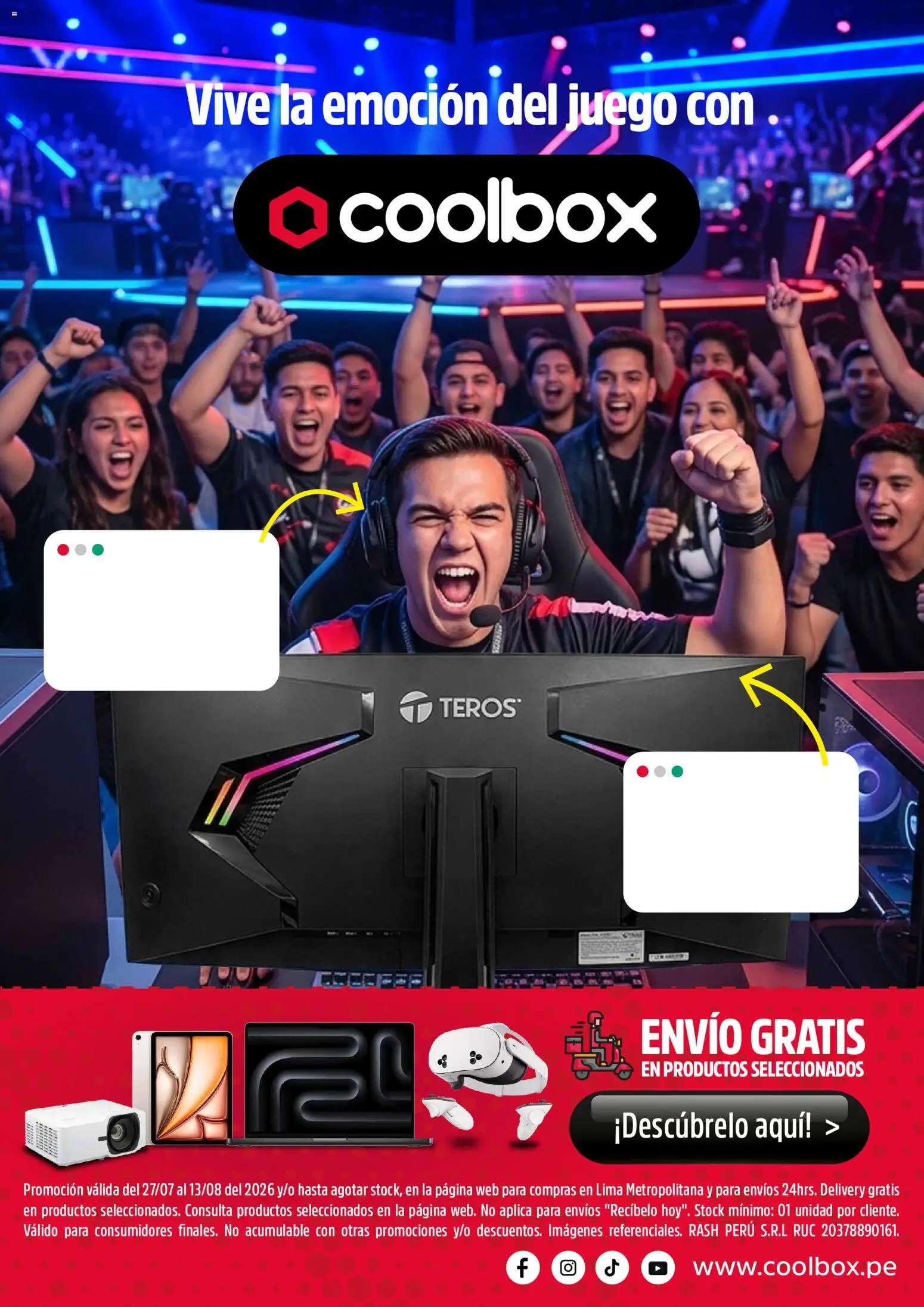 Vista previa de Coolbox catálogo de la tienda Coolbox válido desde 27/07/2026 - Juego, Lima