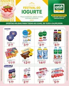 Pré-Visualização do folheto "GIGA Atacado ofertas Festival do Iogurte" da loja GIGA Atacado válido a partir de 11/05/2026