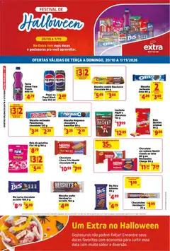 Pré-Visualização do folheto "Extra ofertas Halloween" da loja Extra válido a partir de 20/10/2026