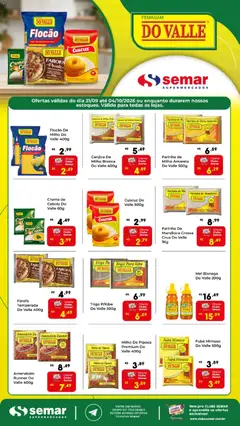 Pré-Visualização do folheto "Semar Supermercado ofertas do Valle" da loja Semar Supermercado válido a partir de 21/09/2026