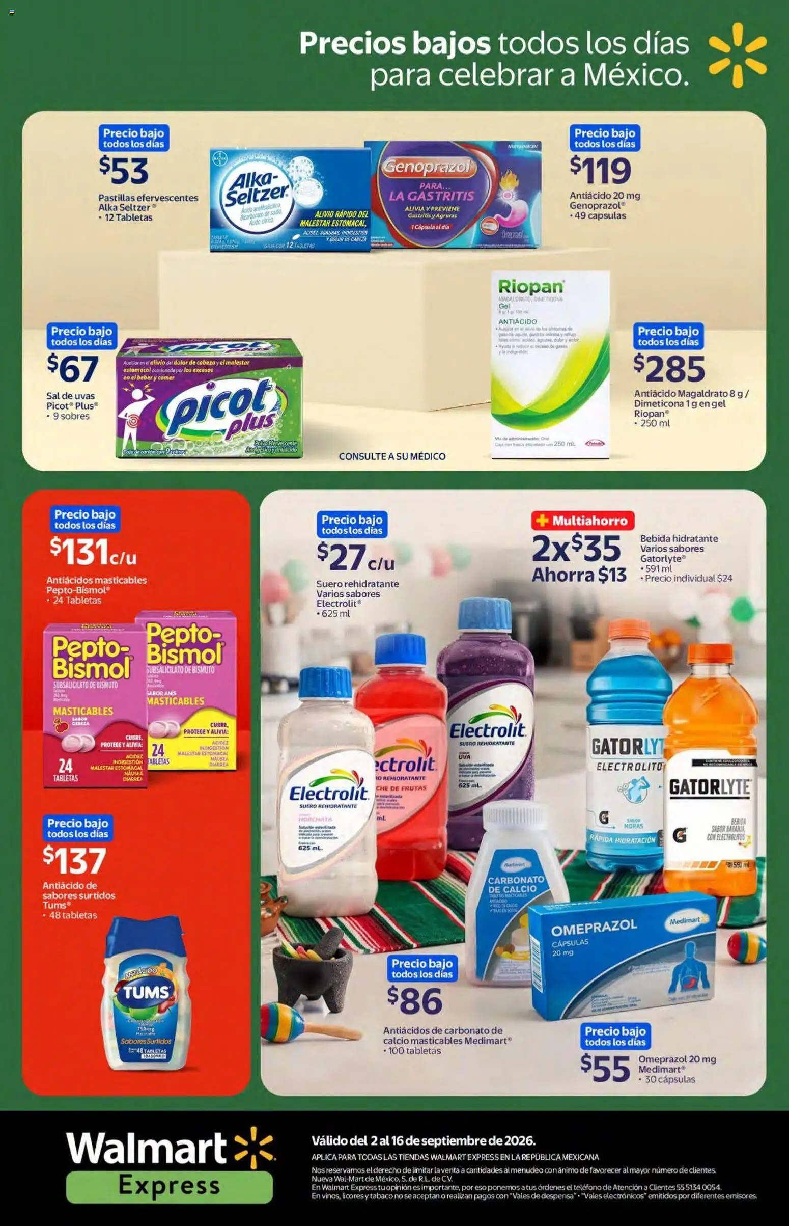 Vista previa las ofertas de la tienda Walmart Express - Walmart Express folleto Tu fiesta mexicana, fácil y al momento desde el 02/09/2026 
