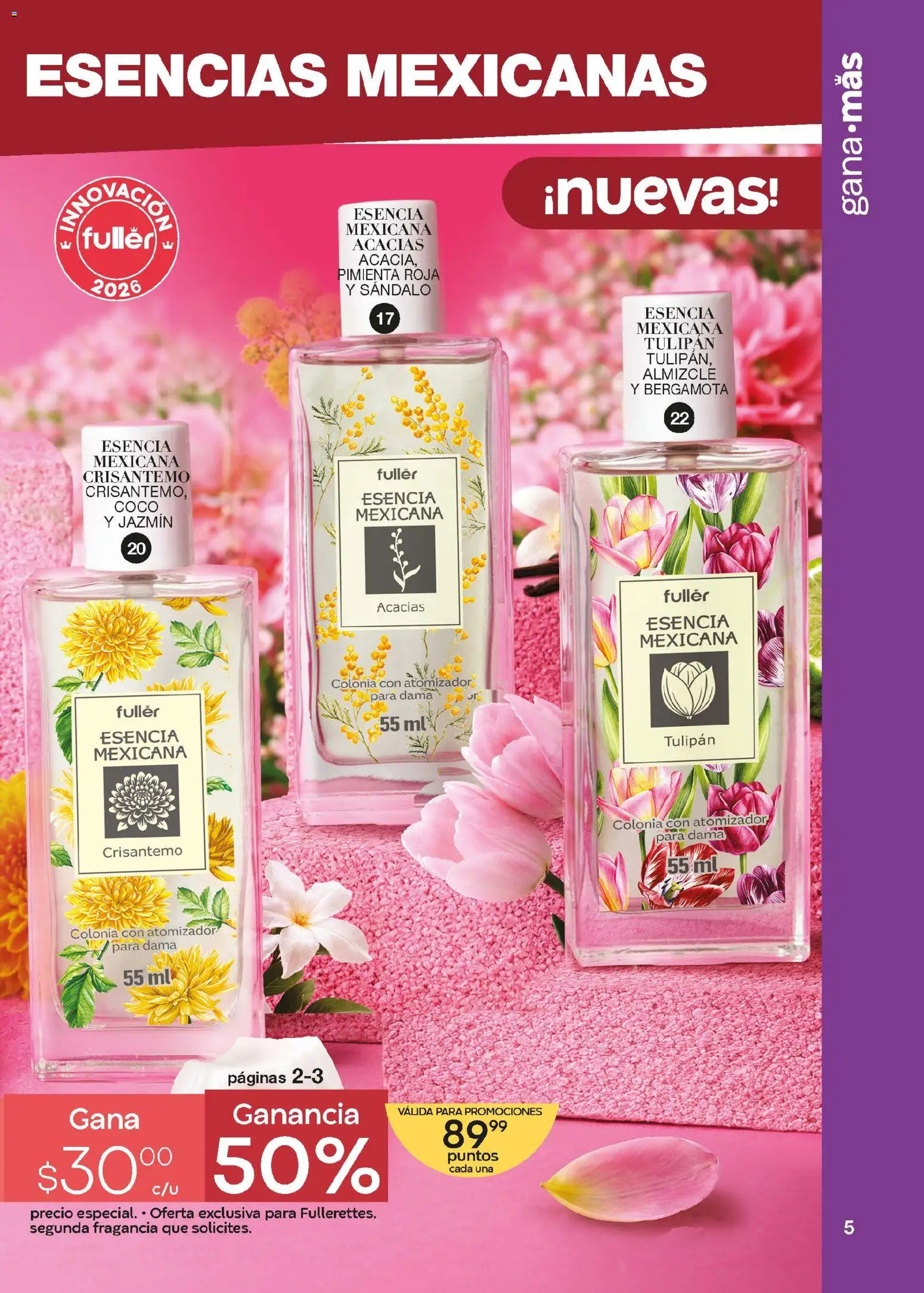 Vista previa las ofertas de la tienda Fuller - Revista Gana Más C23 desde el 18/02/2026 - Coco, Pimienta, Fragancia, Esencias