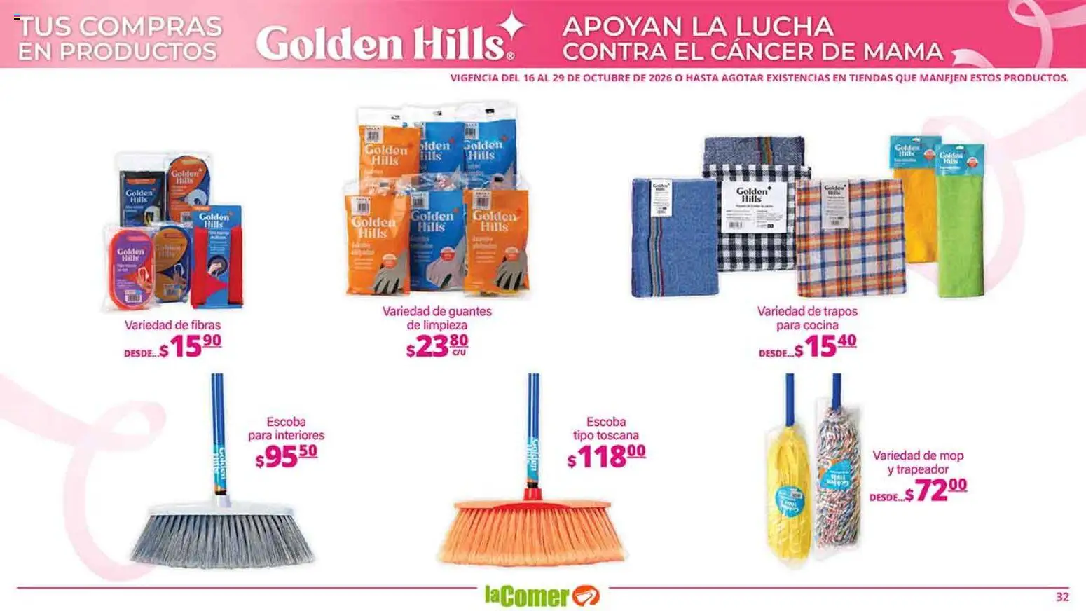 Vista previa las ofertas de la tienda La Comer - La Comer folleto es la tienda rosa desde el 16/10/2026 