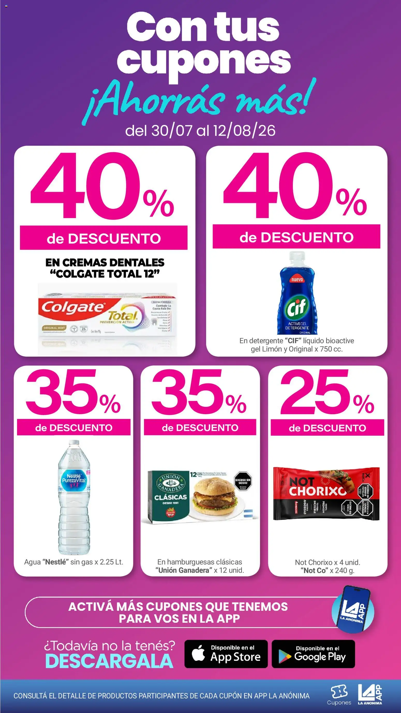 Vista previa del folleto de la tienda La Anonima válido desde el 30/07/2026 