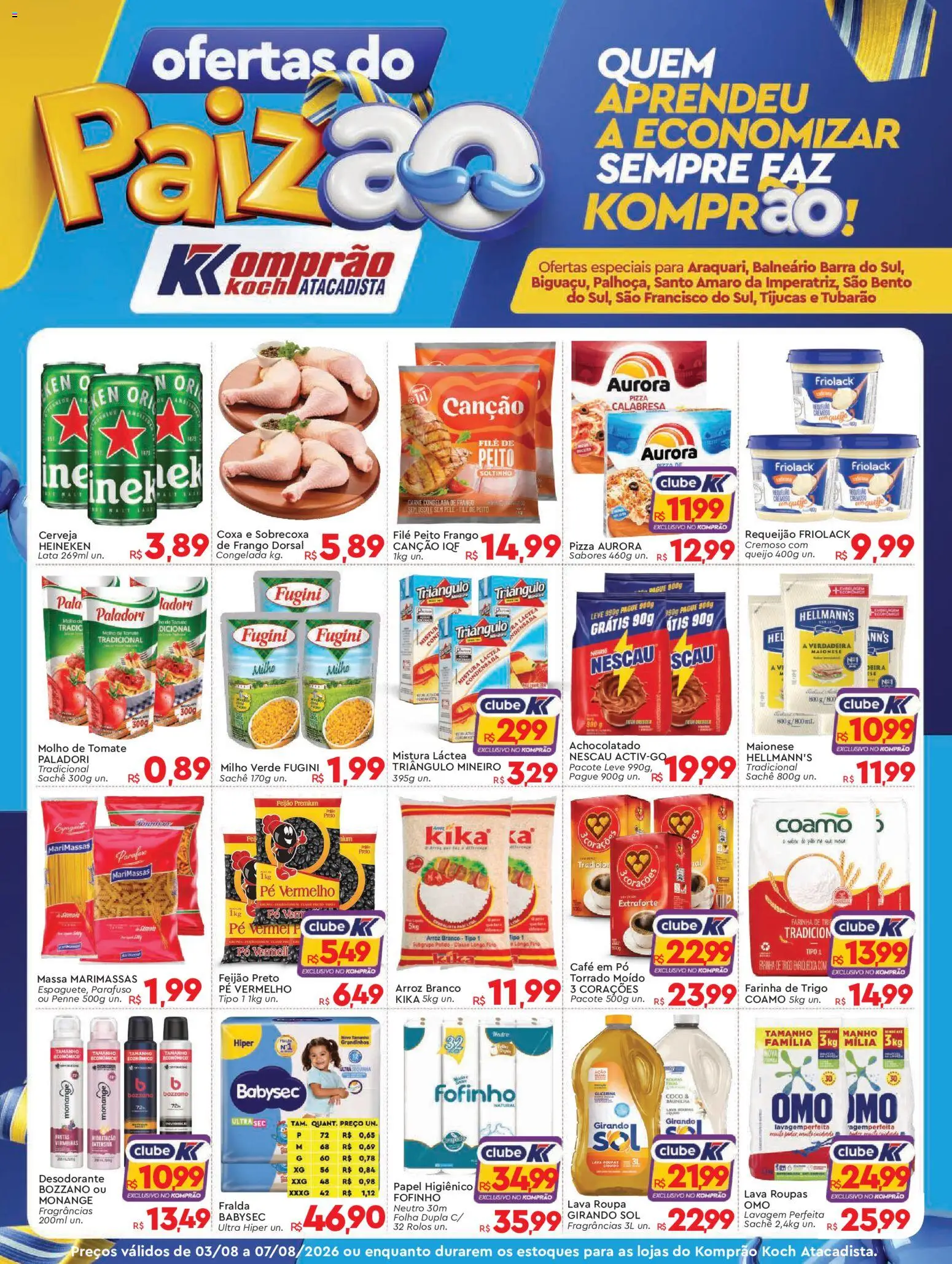 Pré-Visualização do folheto "Komprao Atacadista - Ofertas da semana" da loja Komprao Atacadista válido a partir de 03/08/2026