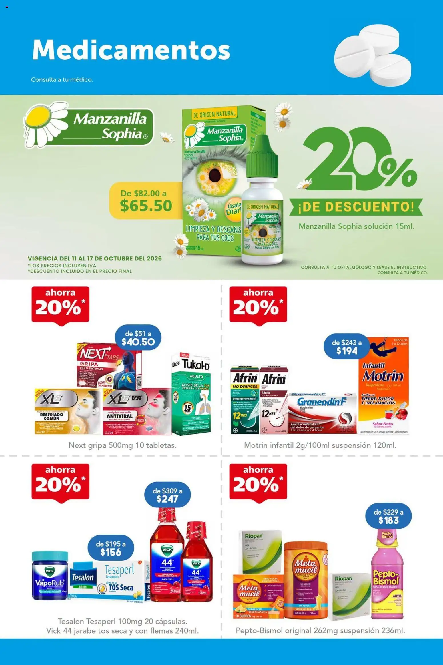Vista previa las ofertas de la tienda Farmacia San Pablo - Farmacia San Pablo catálogo desde el 11/10/2026 